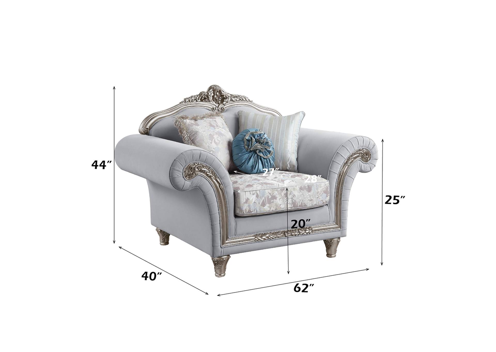 Pelumi Chair with 3 Pillows image 8