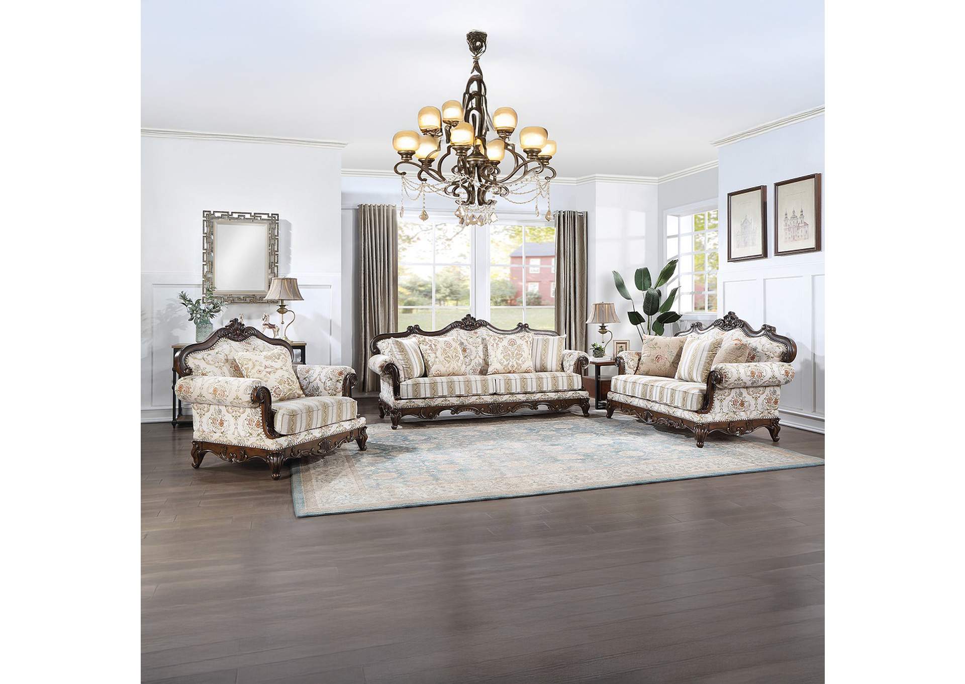 Nayla Loveseat with 3 Pillows image 9