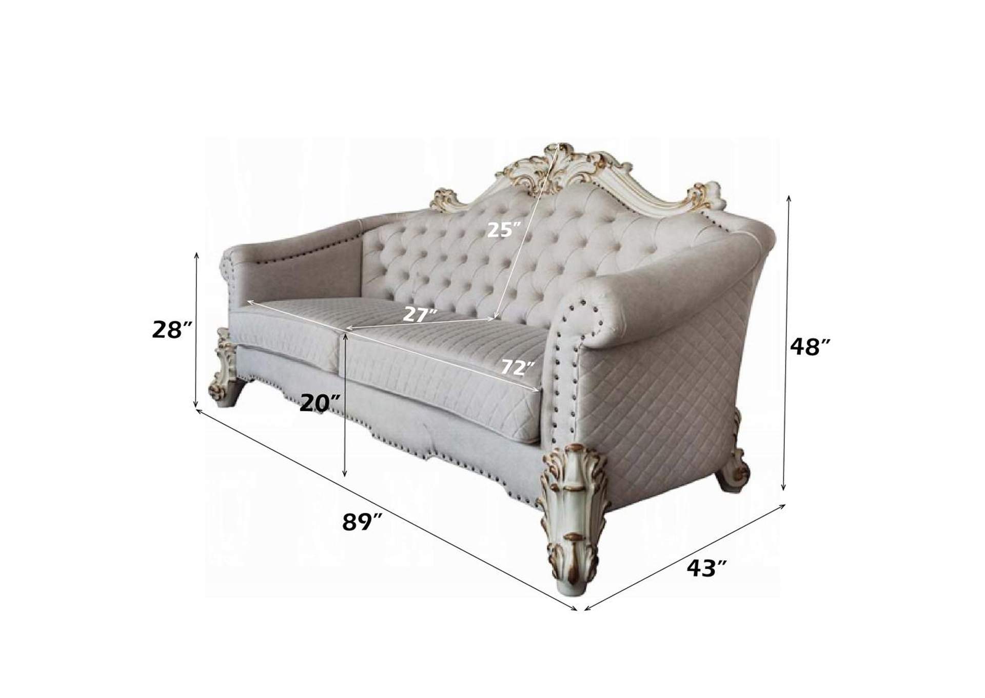 Vendome Ii Sofa with 6 Pillows image 6