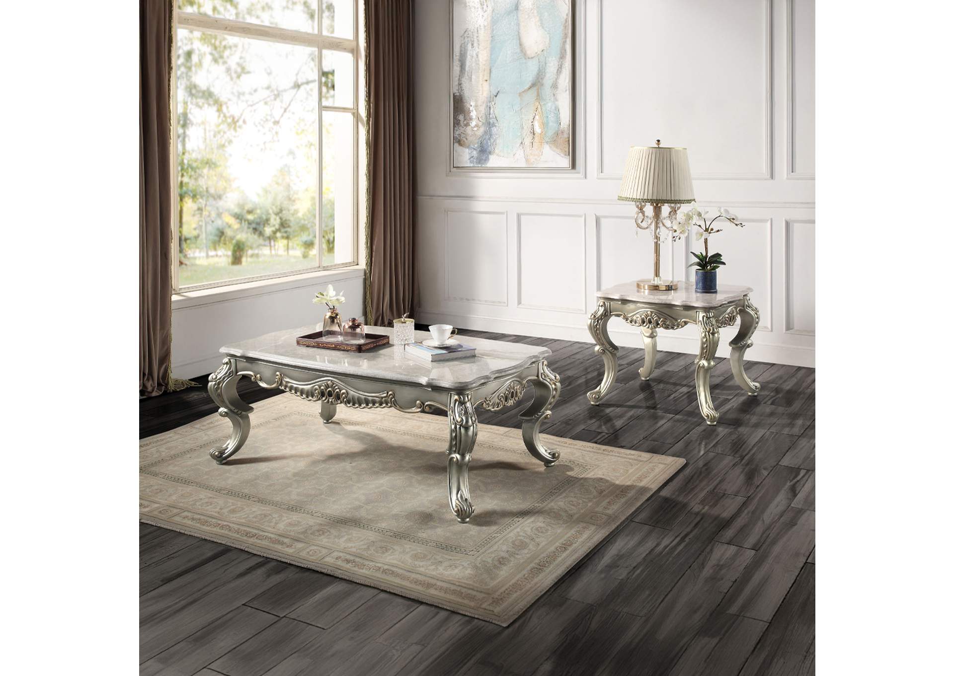 Miliani Coffee Table with Marble Top image 7