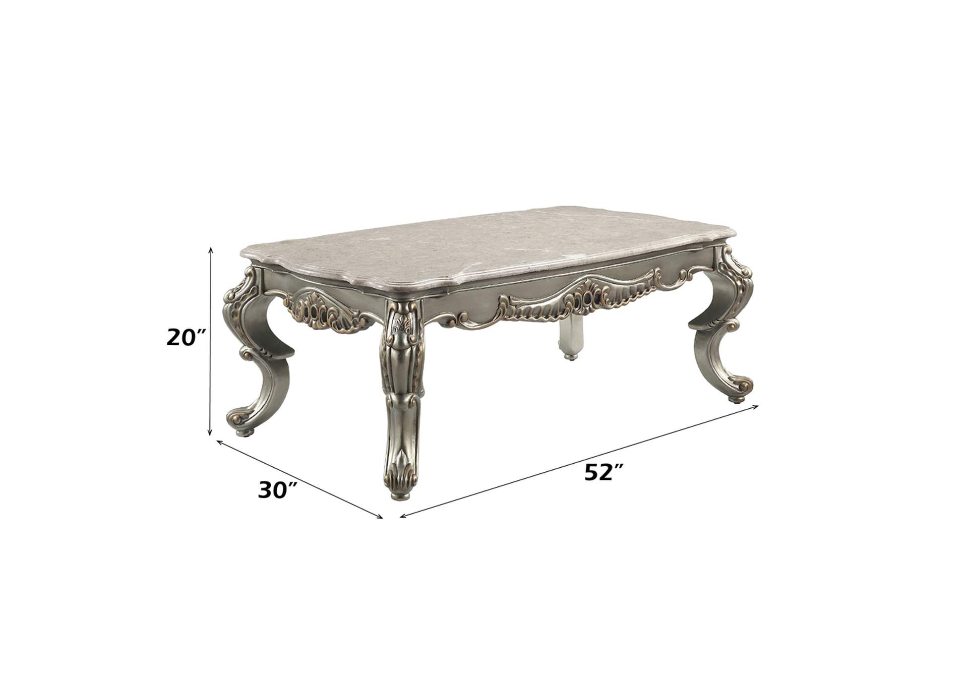 Miliani Coffee Table with Marble Top image 8