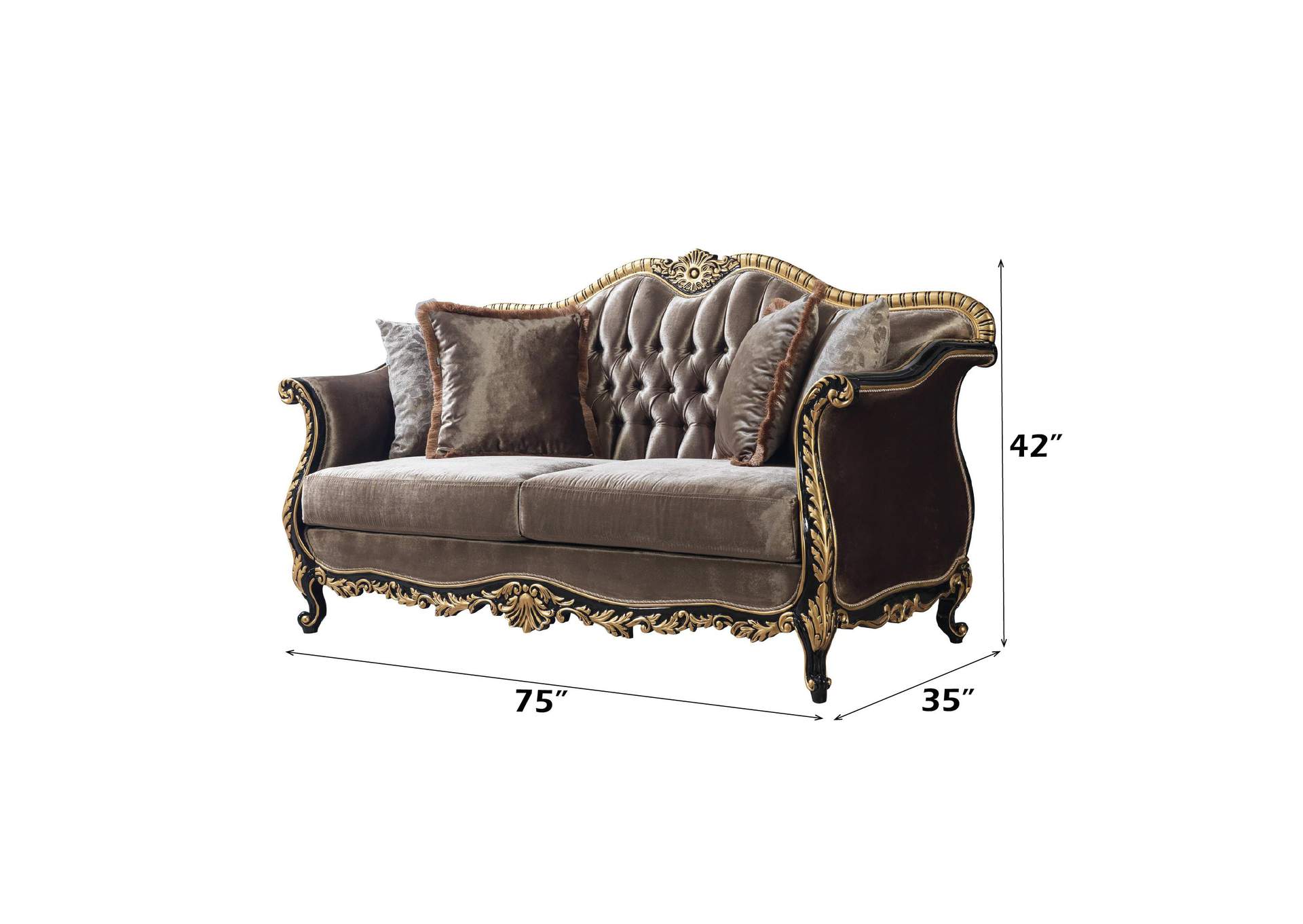 Betria Loveseat with 4 Pillows image 8