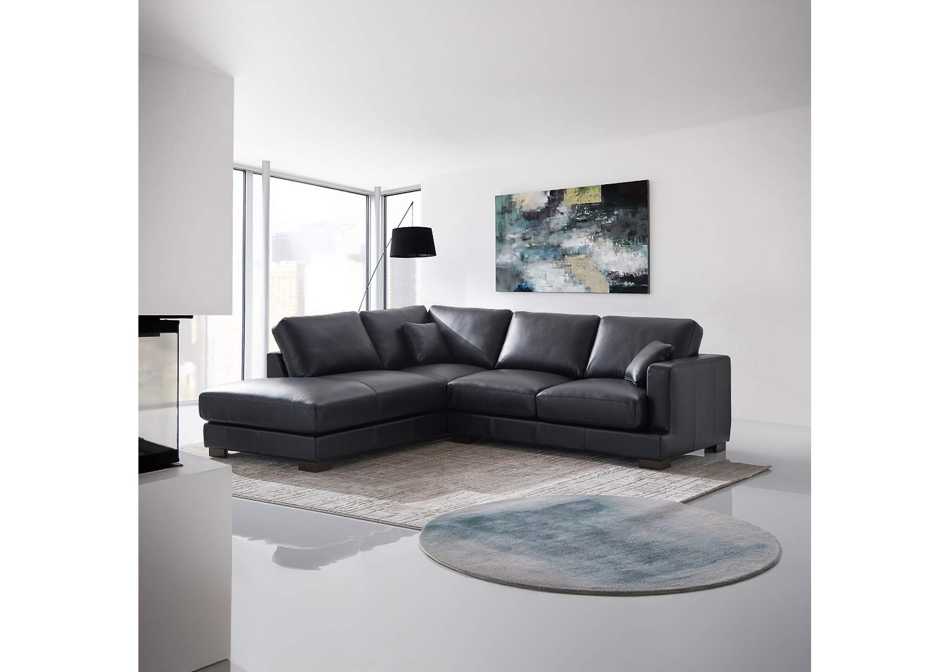 Geralyn Sectional Sofa with 2 Pillows image 11