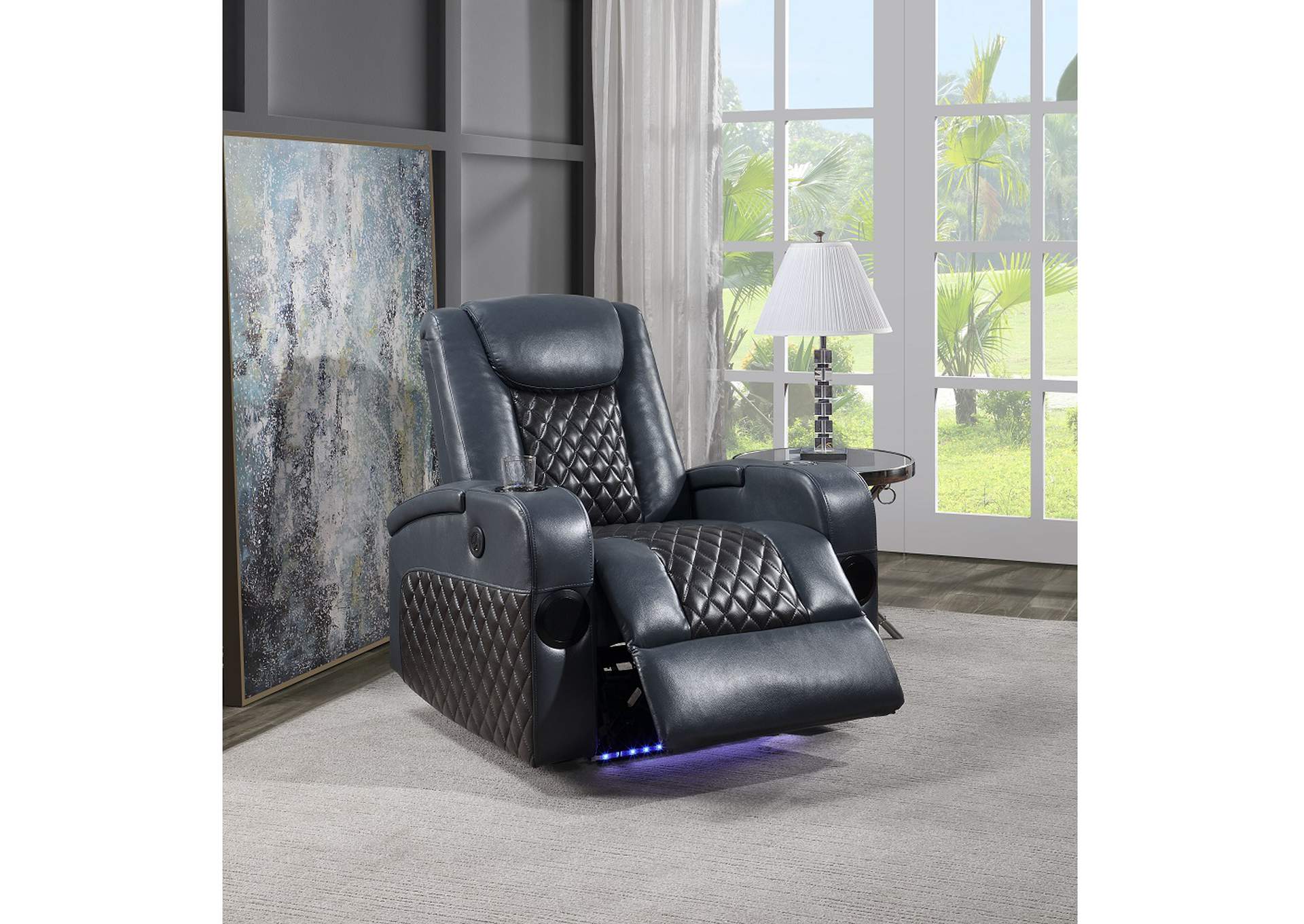Alair Power Motion Recliner with Bluetooth, Wireless Charger and Cupholder image 1