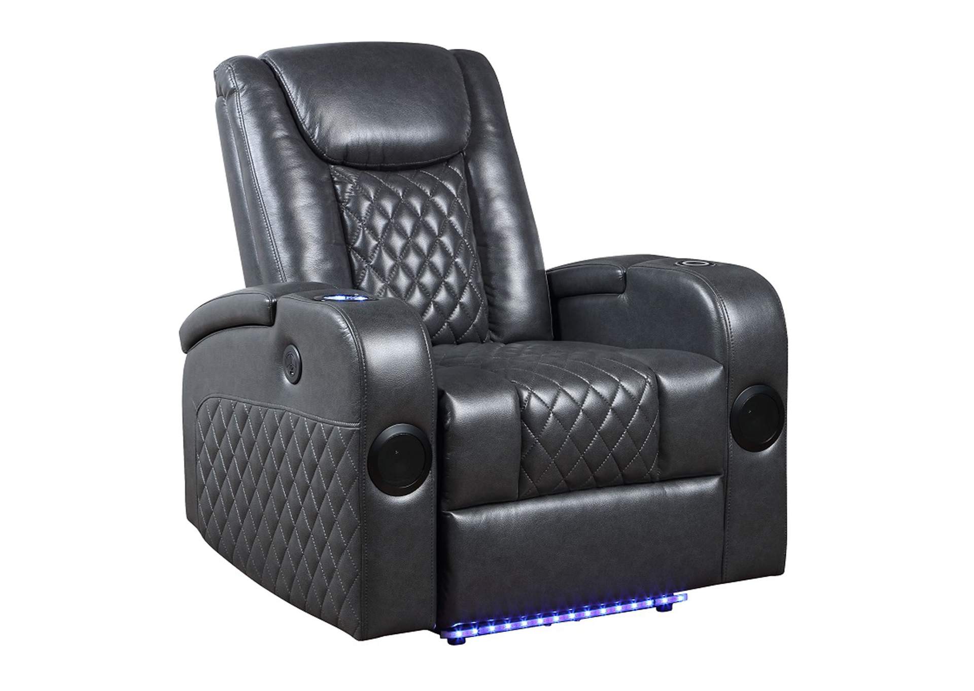 Alair Power Motion Recliner with Bluetooth, Wireless Charger and Cupholder image 3