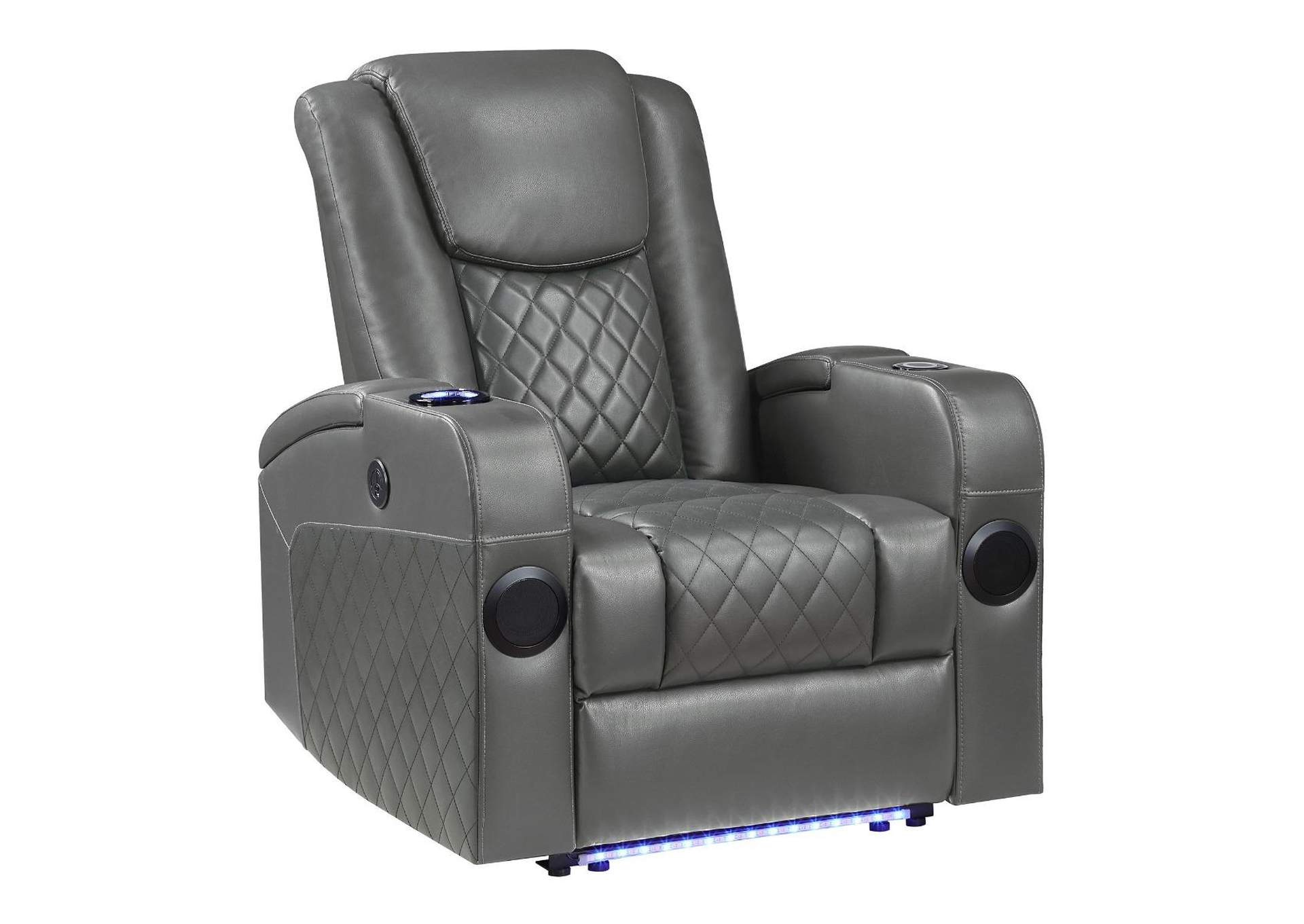 Alair Power Motion Recliner with Bluetooth, Wireless Charger and Cupholder image 3
