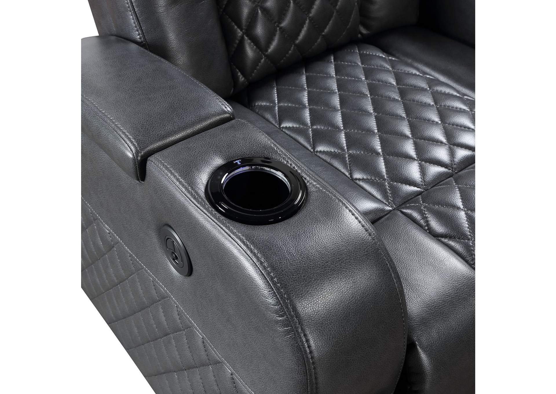 Alair Power Motion Recliner with Bluetooth, Wireless Charger and Cupholder image 9