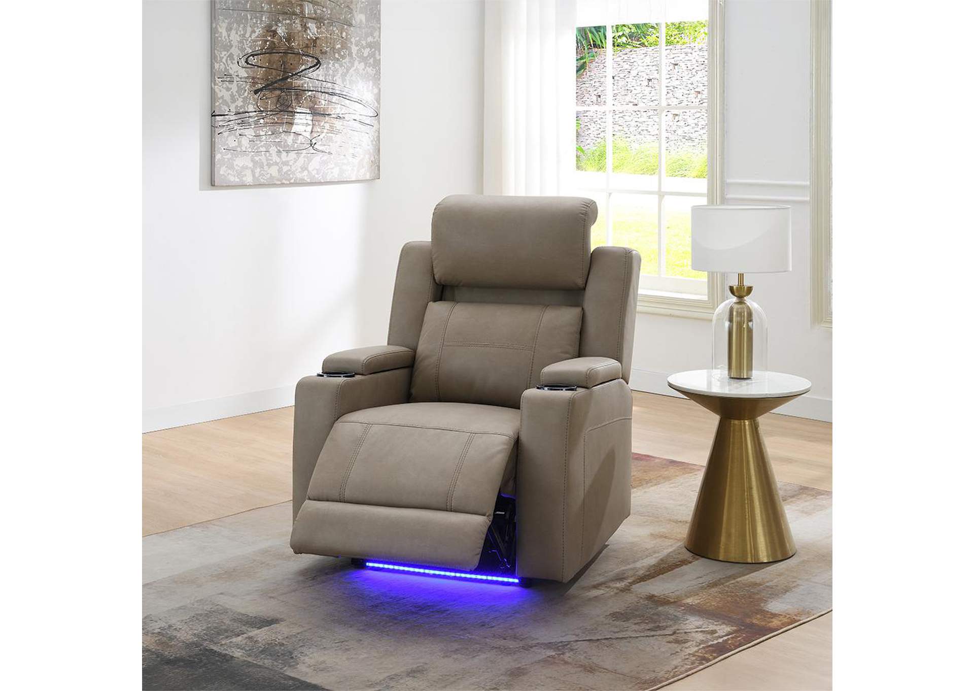 Lugo Power Motion Recliner with Cup Holder image 1