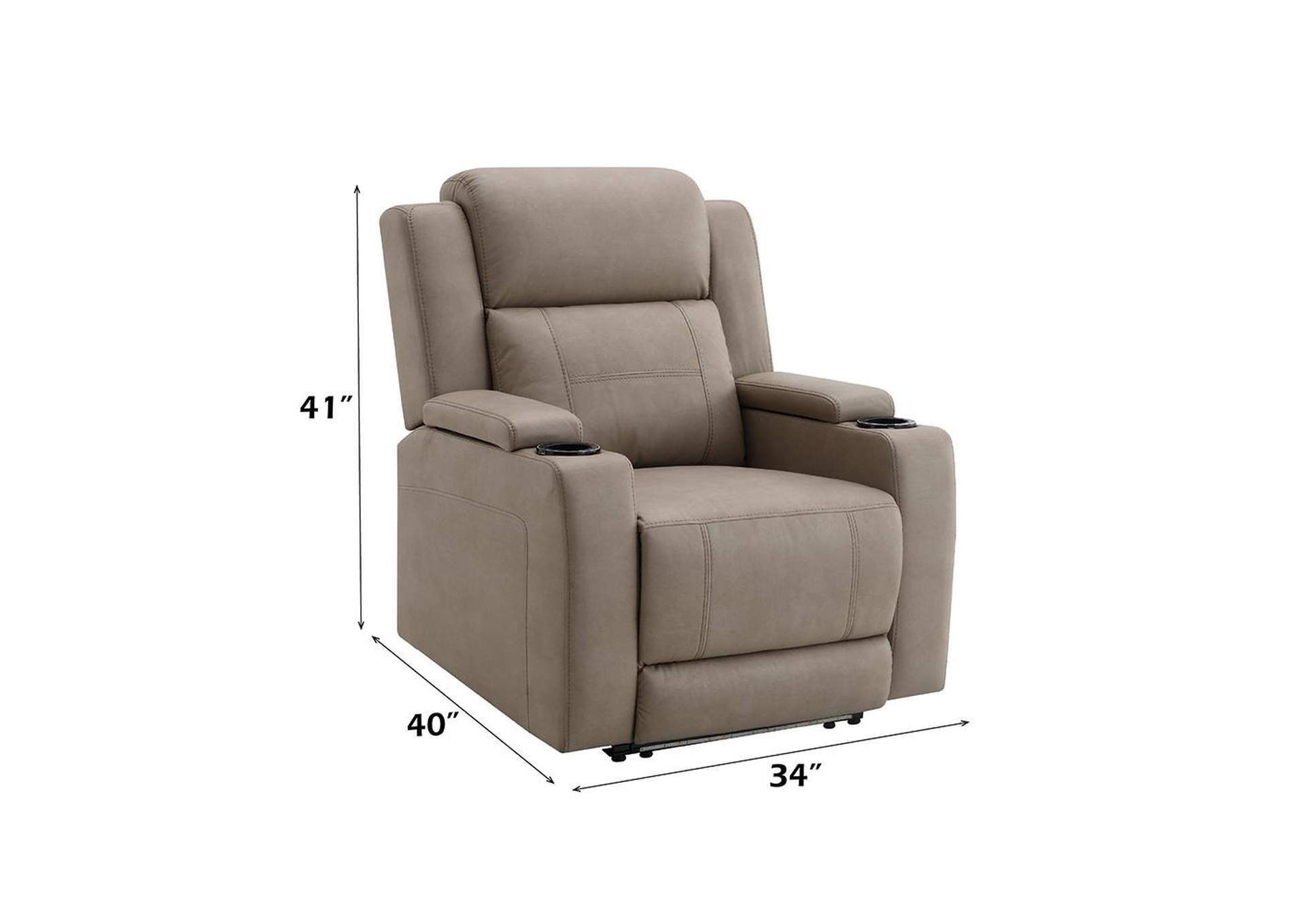 Lugo Power Motion Recliner with Cup Holder image 12