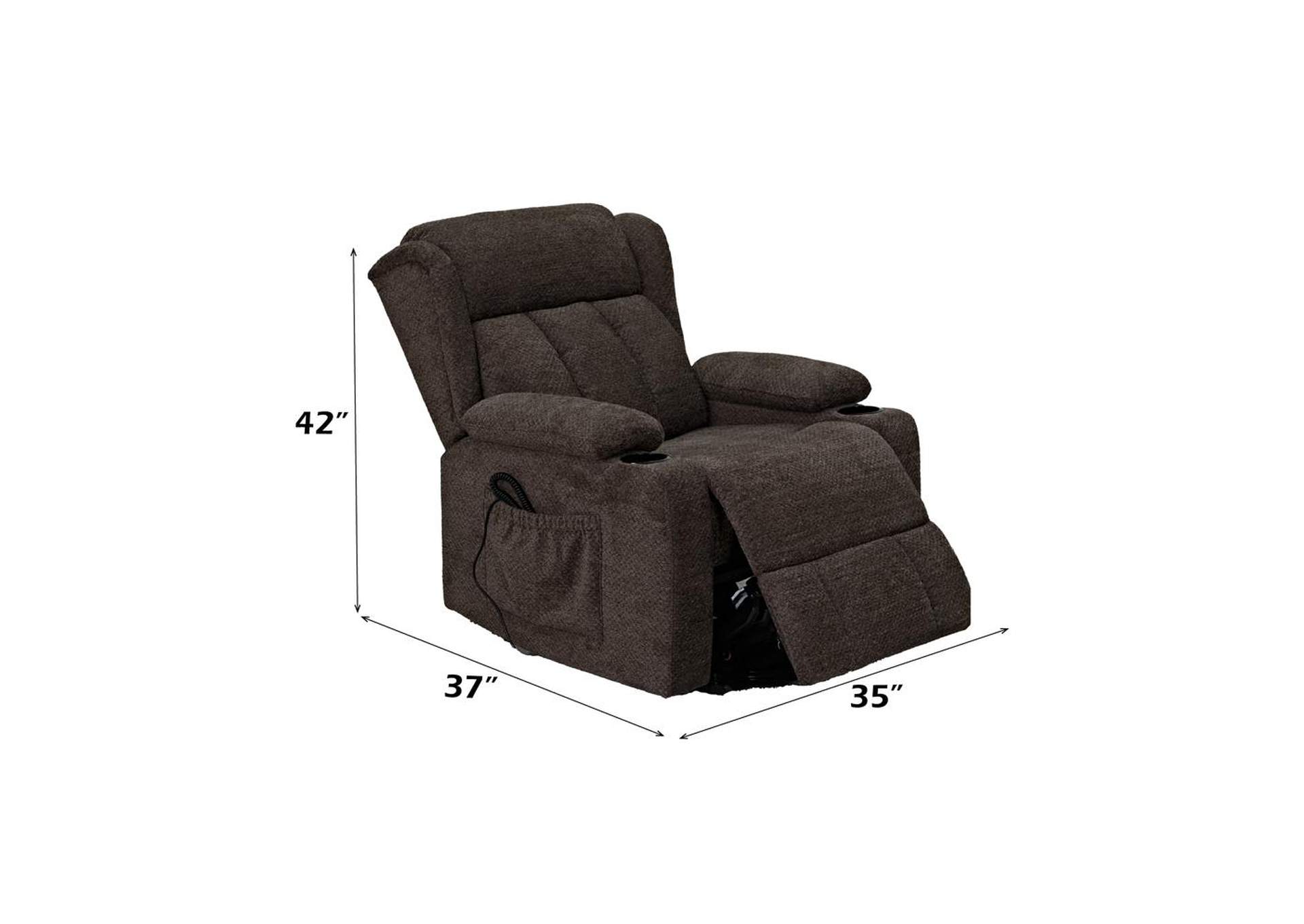 Lusio Power Motion Recliner with Lift and Cup Holder image 11