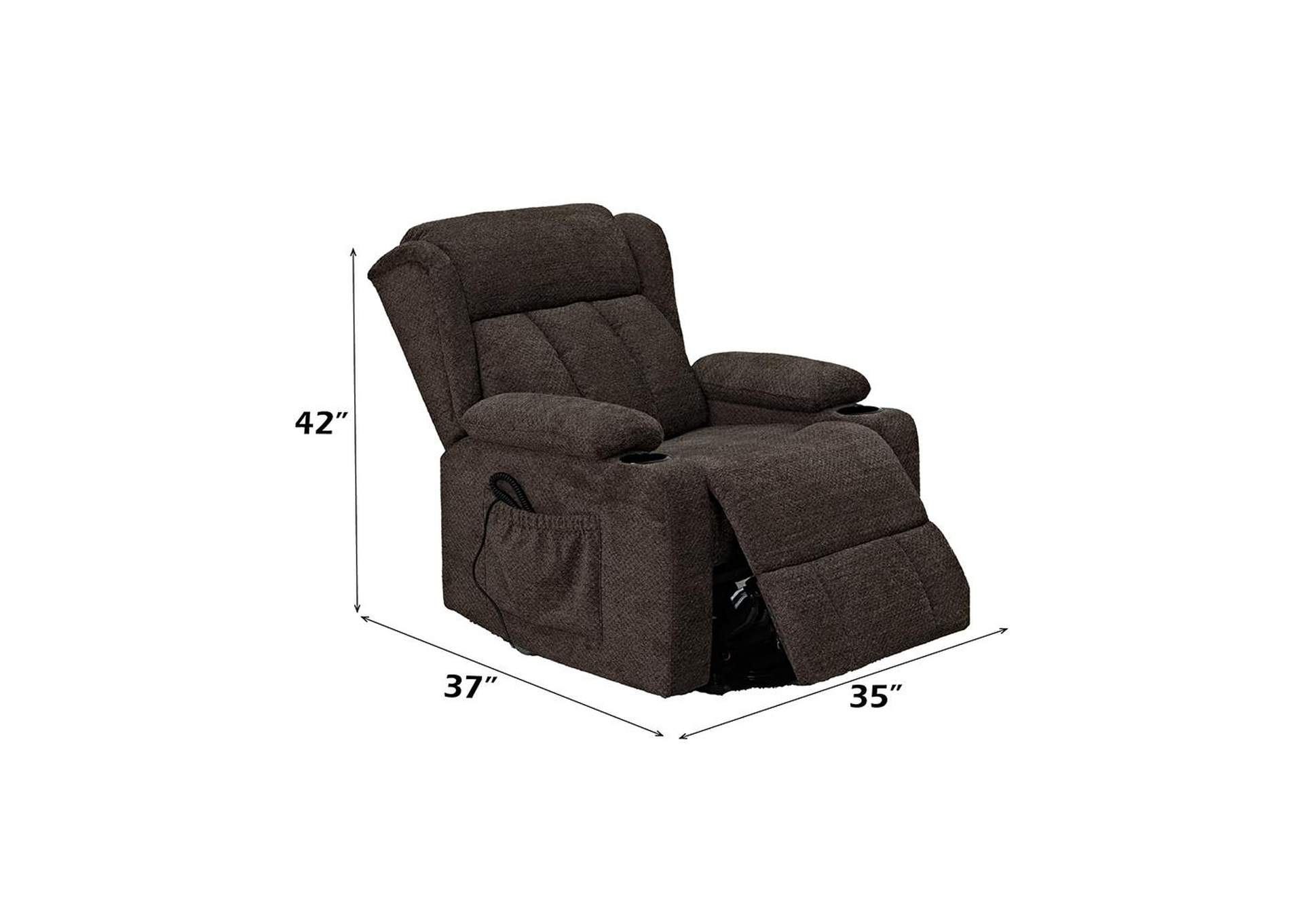 Lusio Power Motion Recliner with Lift and Cup Holder image 9