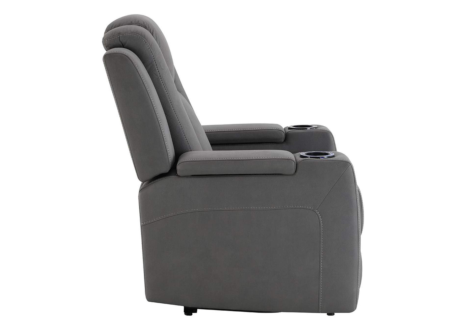 Leuco Power Motion Recliner with Cup Holder, Control, Led and Power Headrest image 5