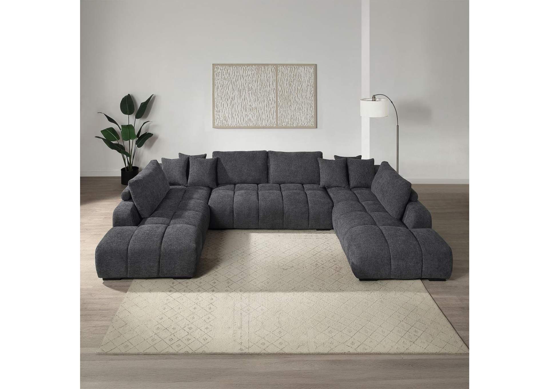 Chosen Sectional Sofa with 6 Pillows image 1