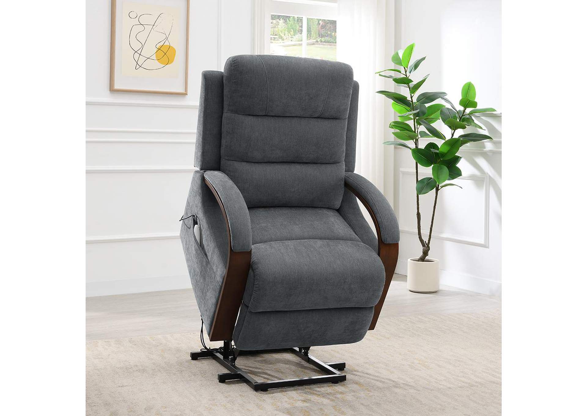 Kayla Power Recliner with Lift and Heating and Massage image 3