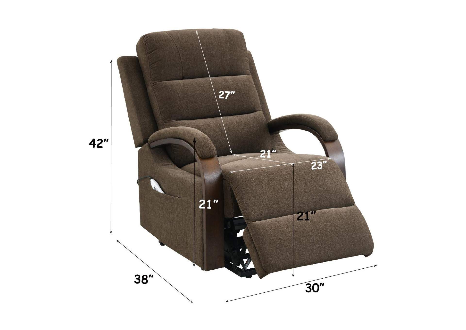 Kayla Power Recliner with Lift and Heating and Massage image 12