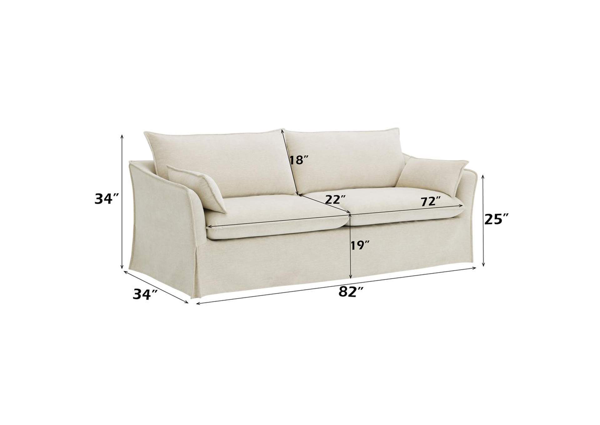 Shane Sofa with 2 Pillows image 8