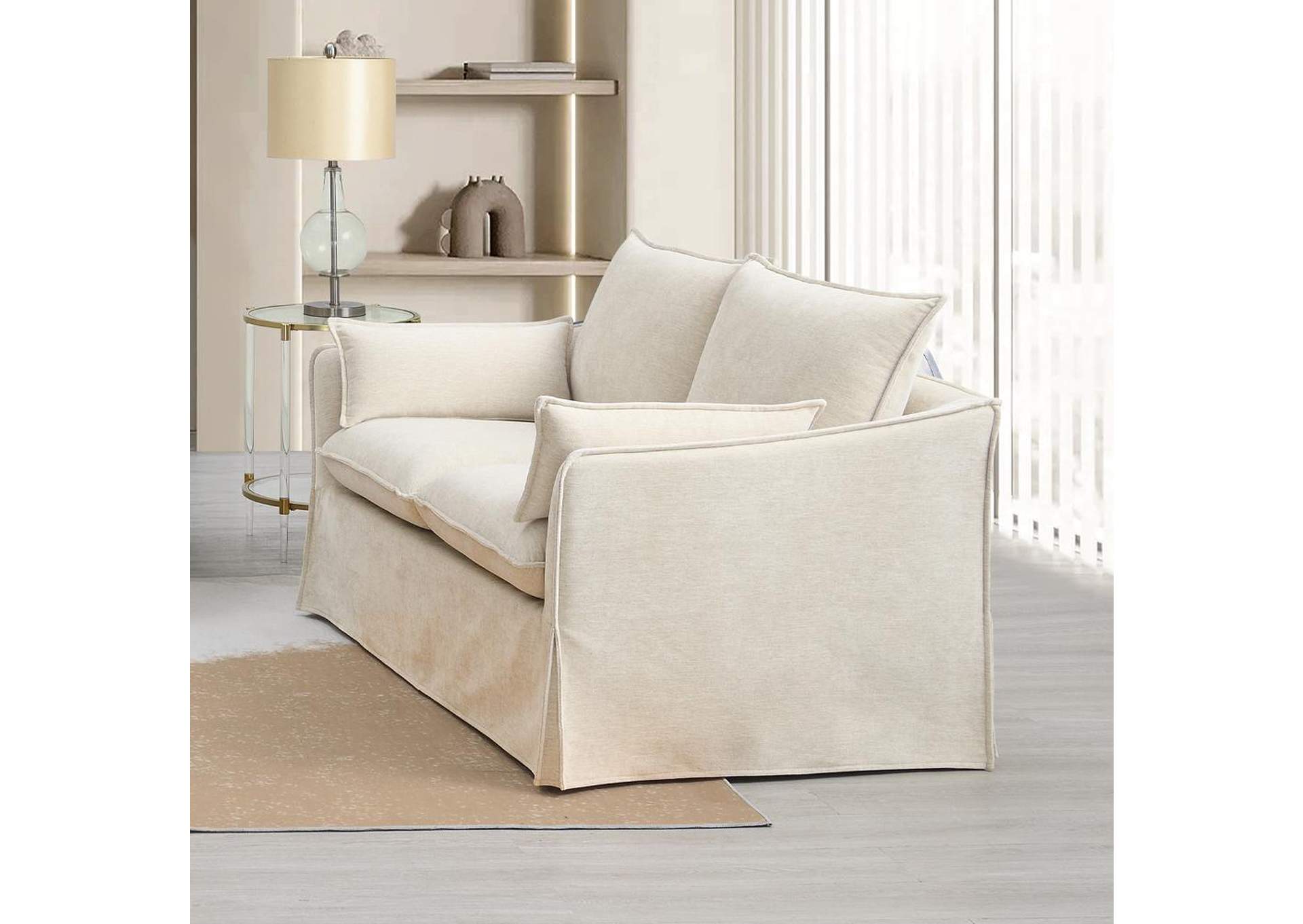 Shane Loveseat with 2 Pillows image 1