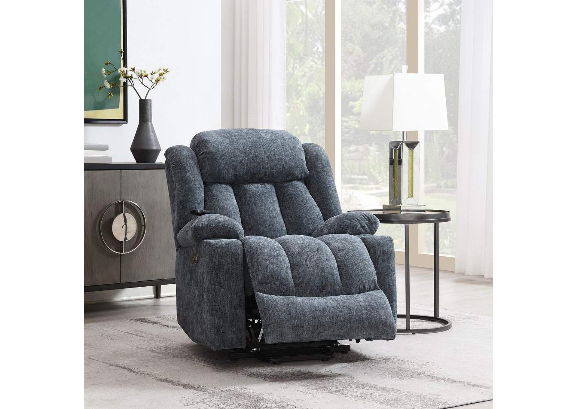 Omarion Power Recliner with Lift, Heating and Massage image 1