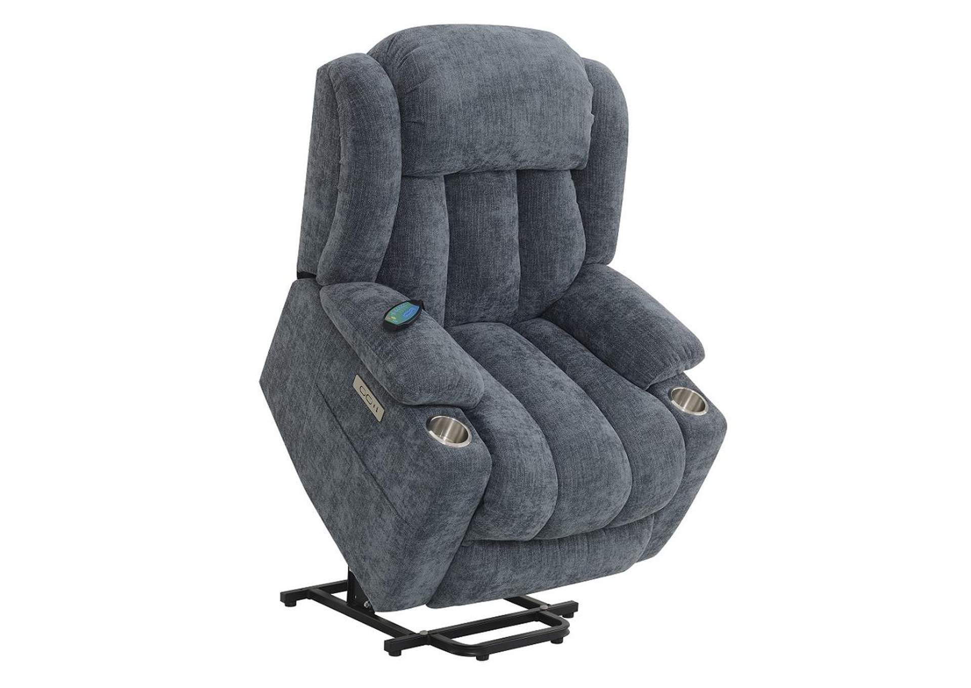 Omarion Power Recliner with Lift, Heating and Massage image 12