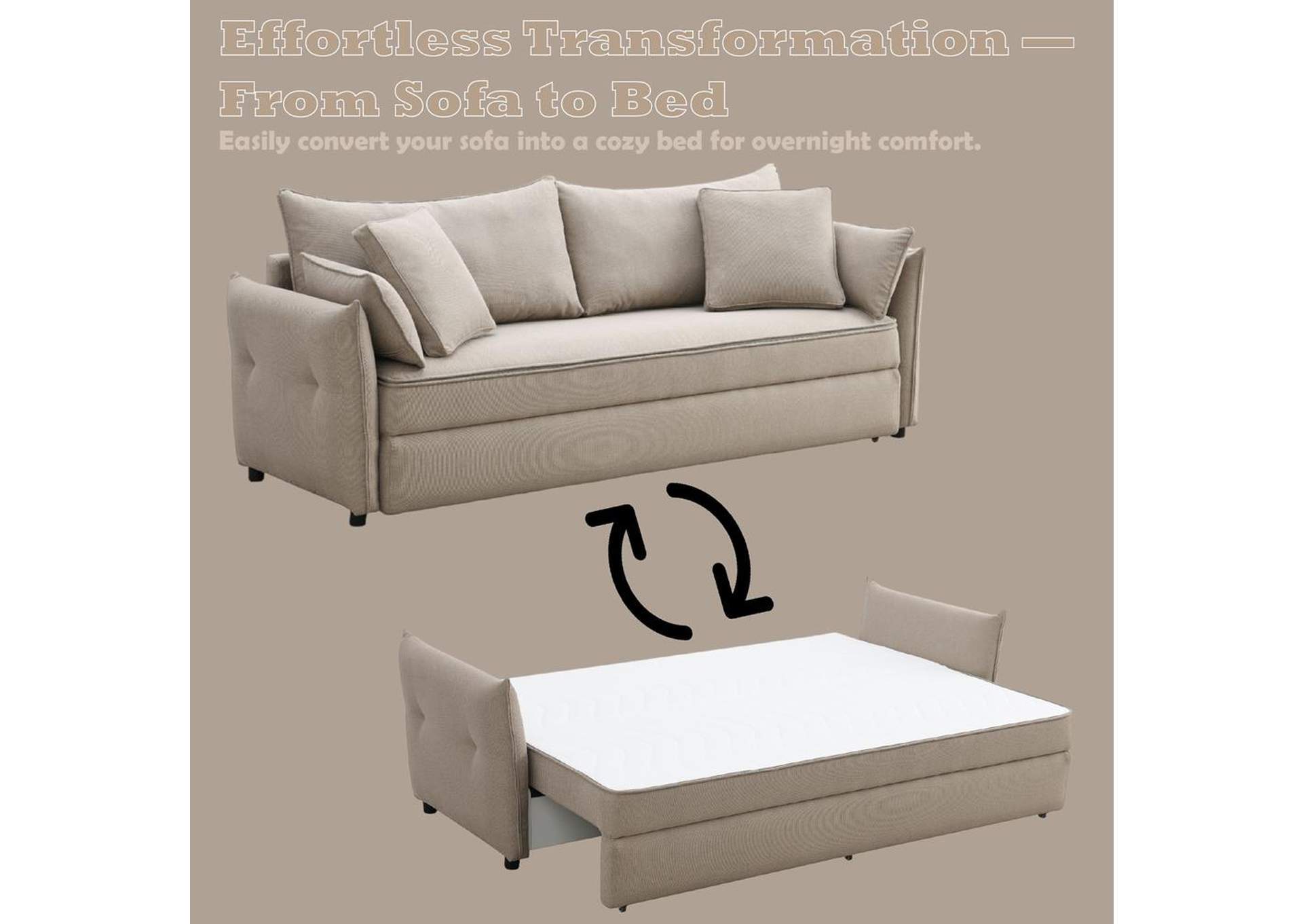 Irina Sofa with Sleeper image 13