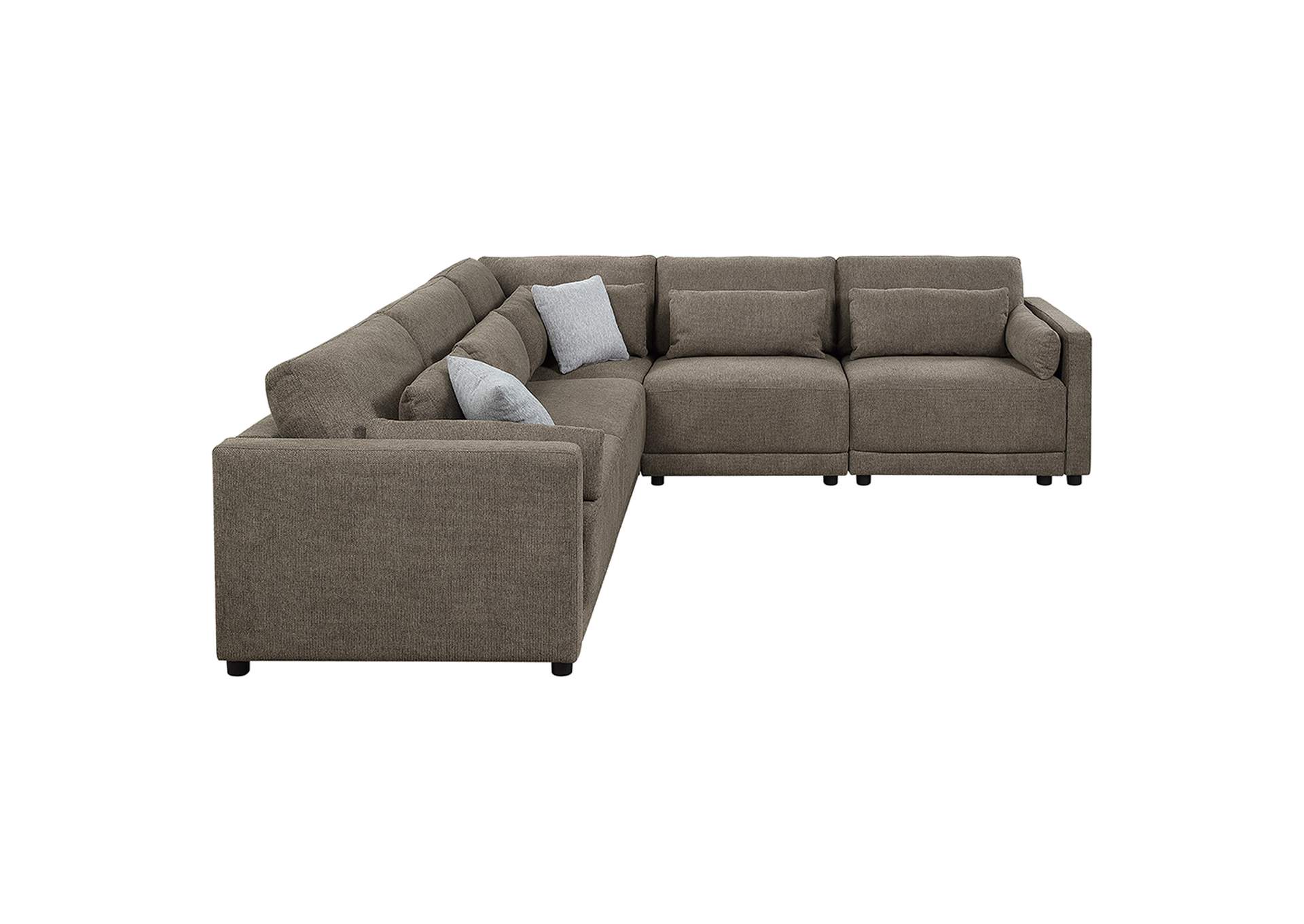 Rylie Modular - Left Facing Chair with 3 Pillows
