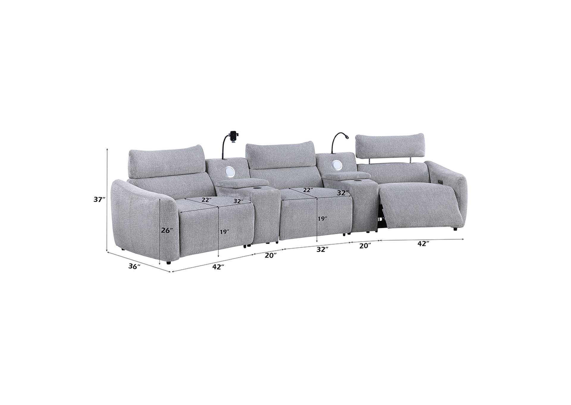 Fullar Modular Power Motion Recliner image 8
