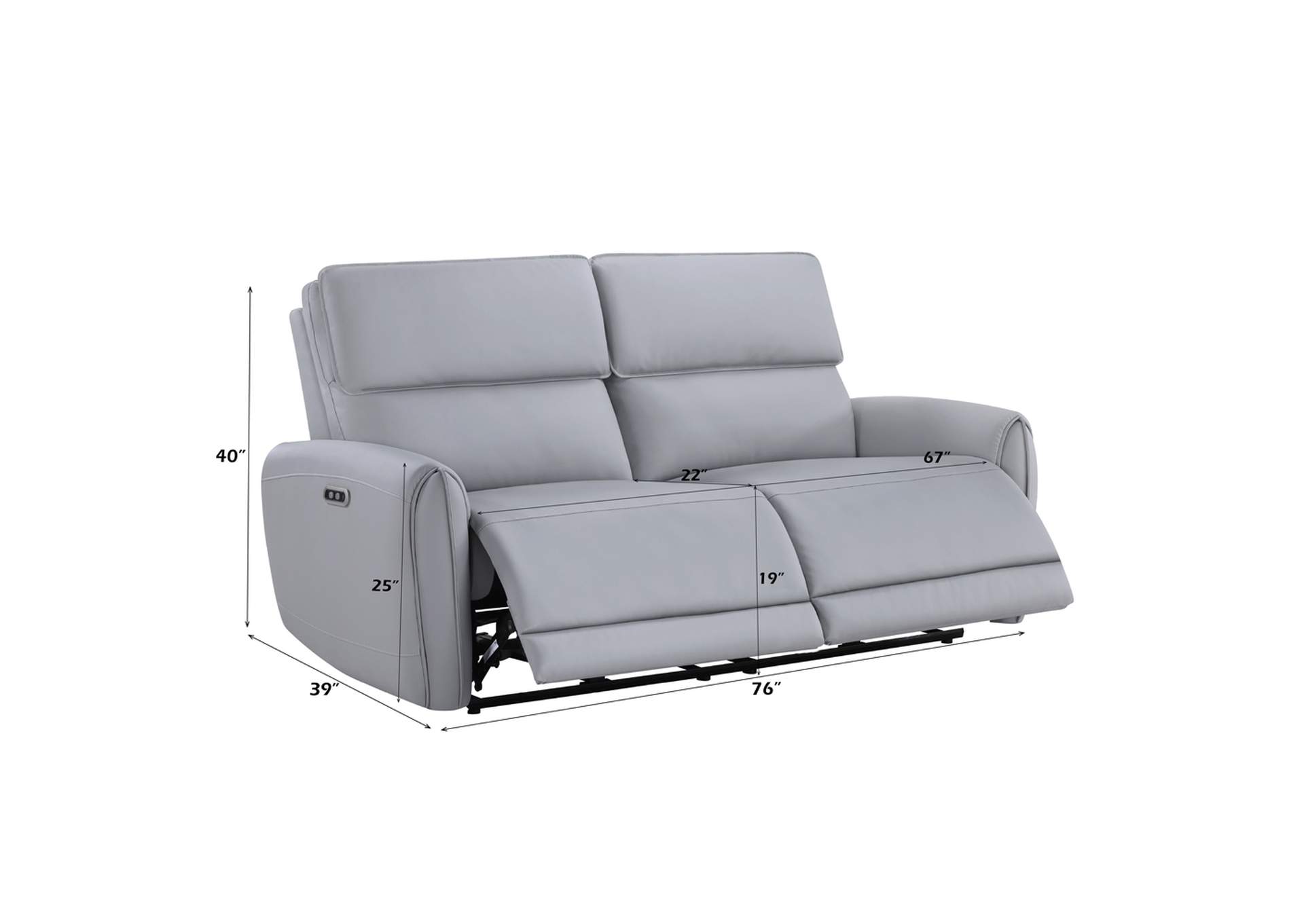 Jeromie Power Motion Sofa with USB Port image 9