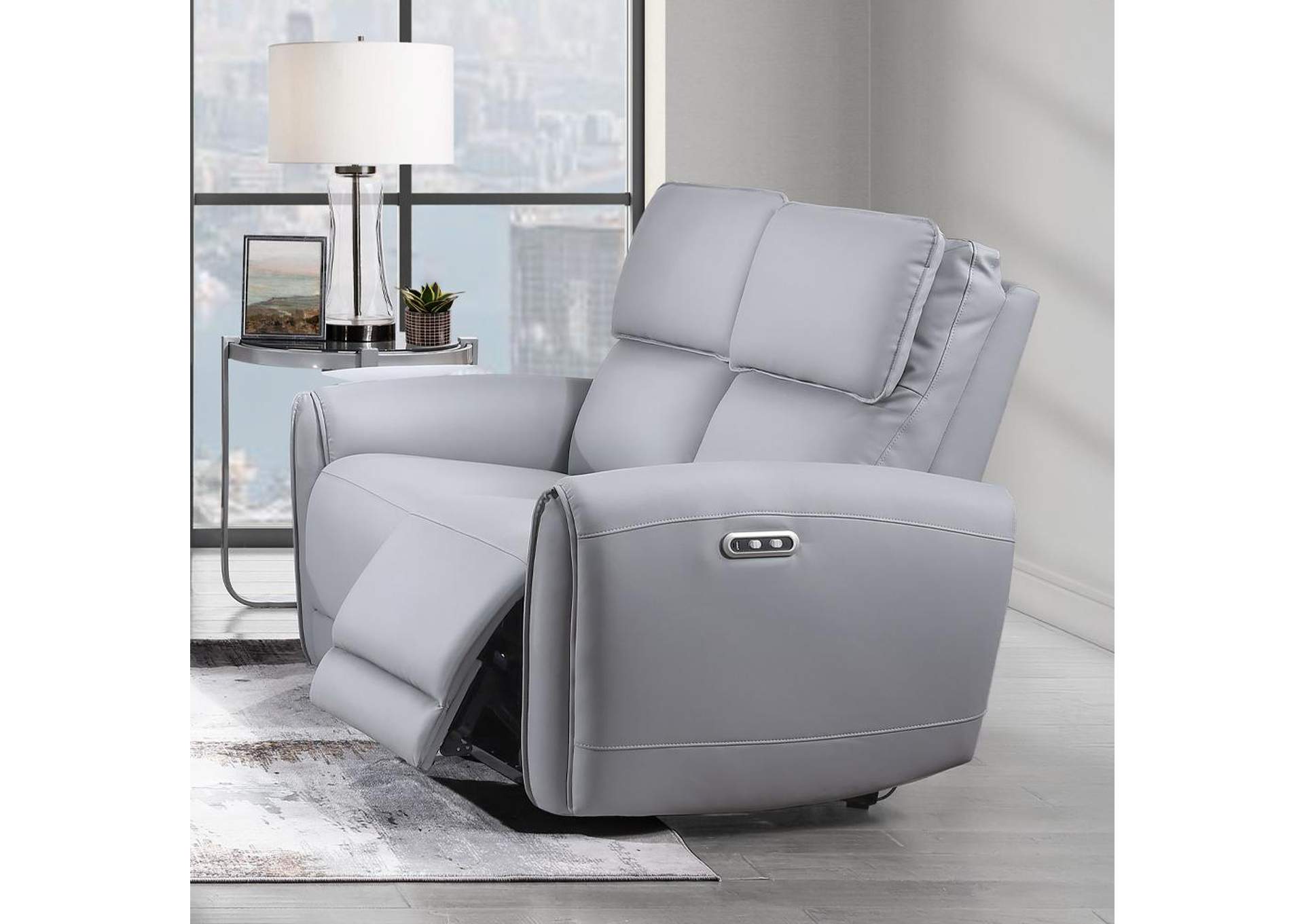 Jeromie Power Motion Loveseat with USB Port image 1