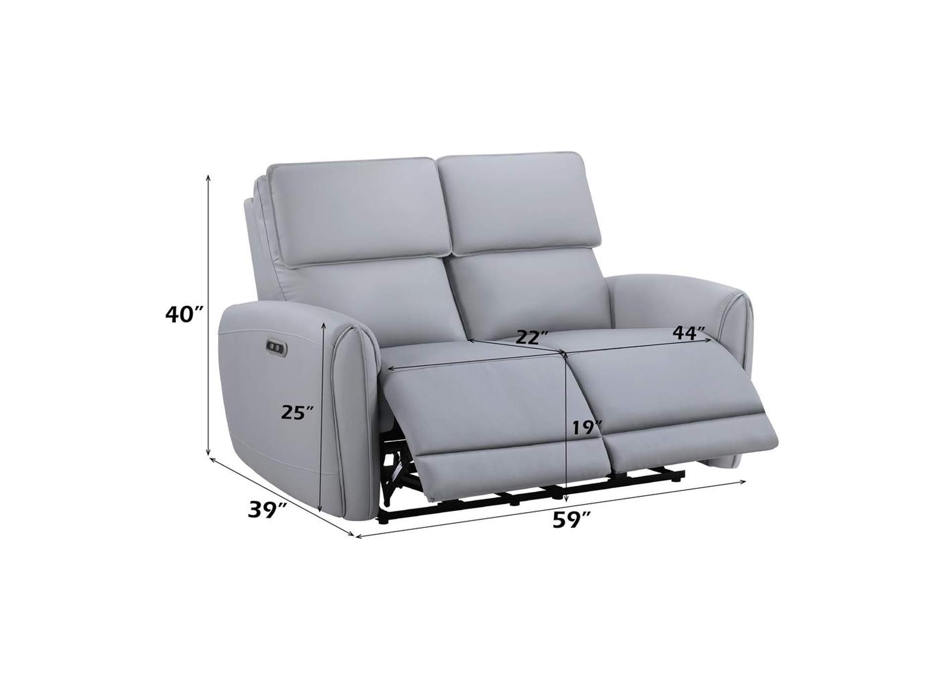 Jeromie Power Motion Loveseat with USB Port image 9