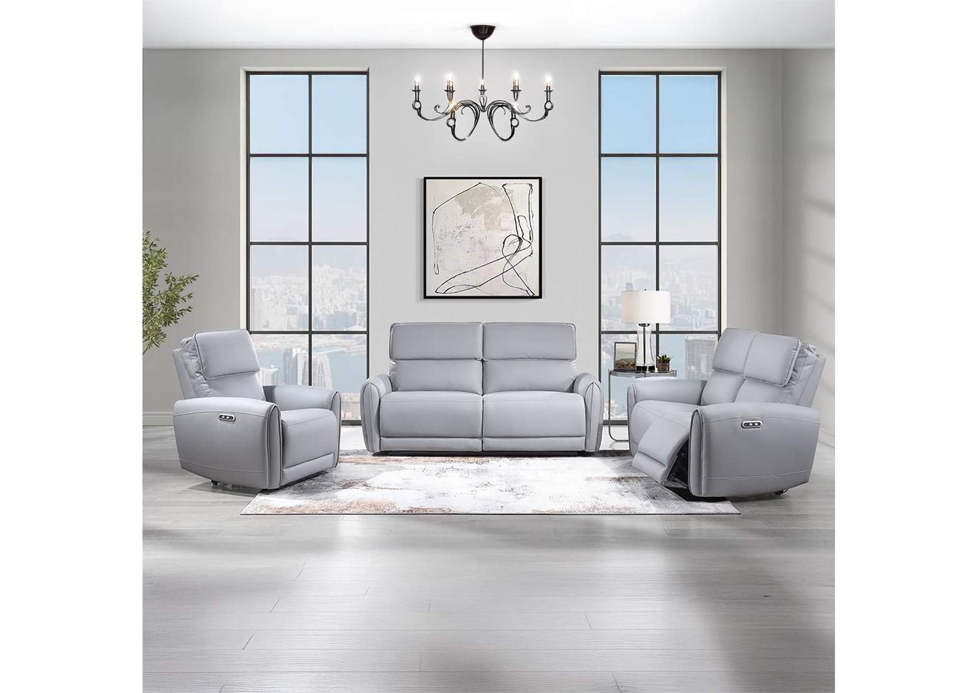 Jeromie Power Motion Loveseat with USB Port image 10