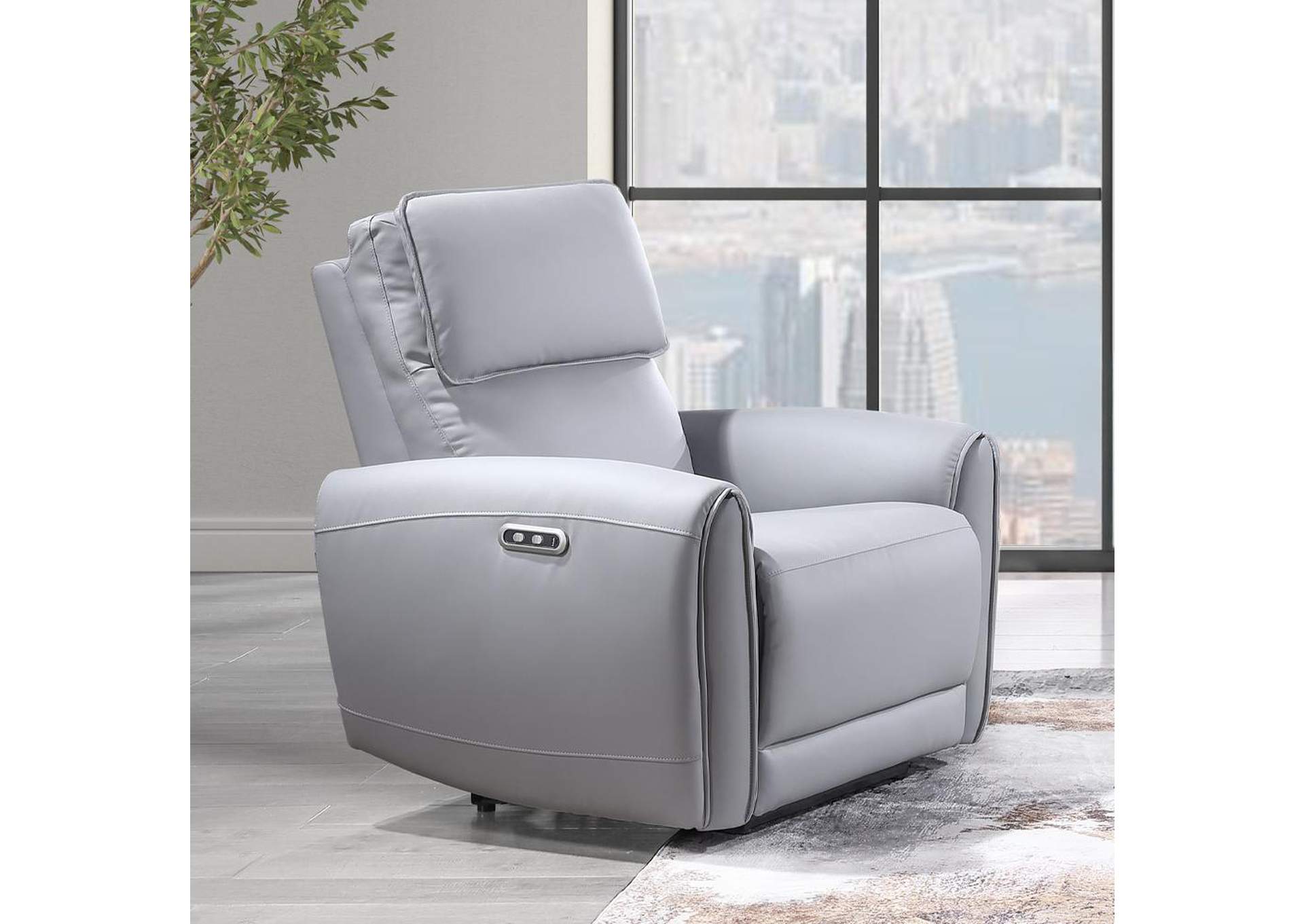 Jeromie Power Motion Recliner with USB Port image 1