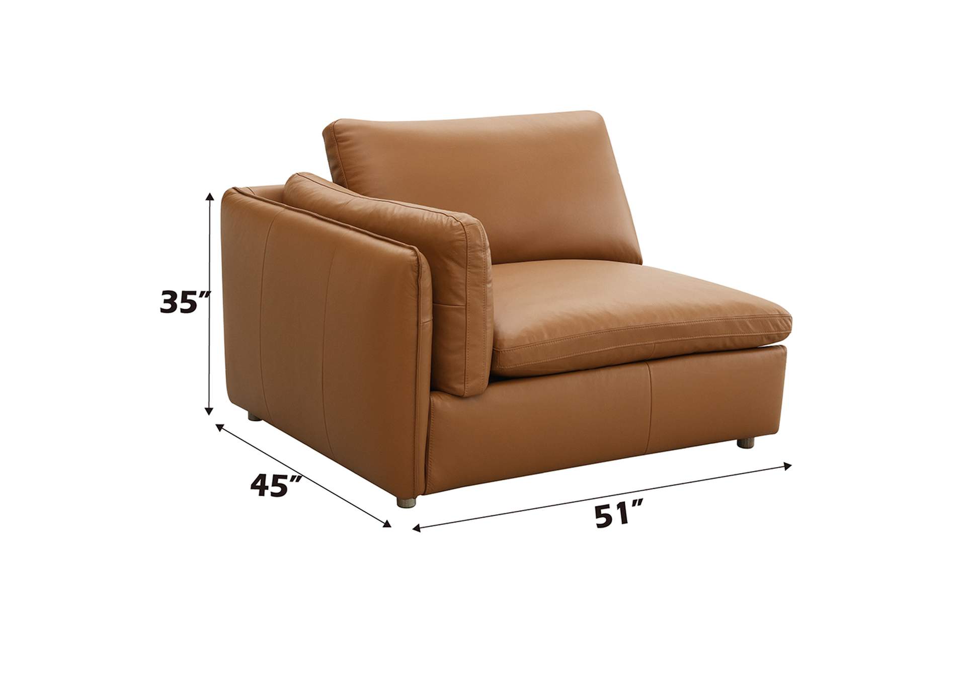 Brighton Modular Left Facing Arm Chair