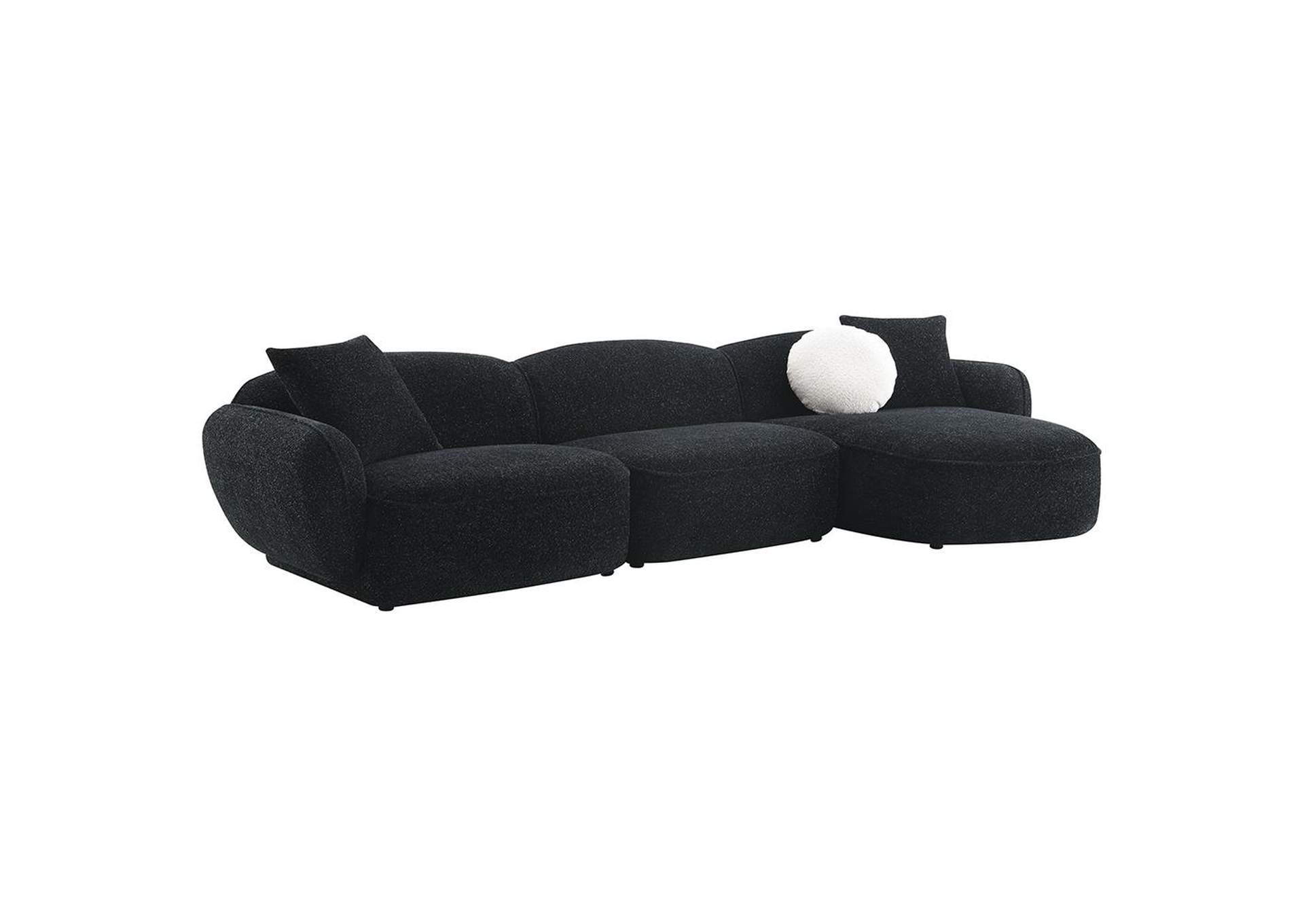 Lucifer Sectional Sofa with 3 Pillows image 3