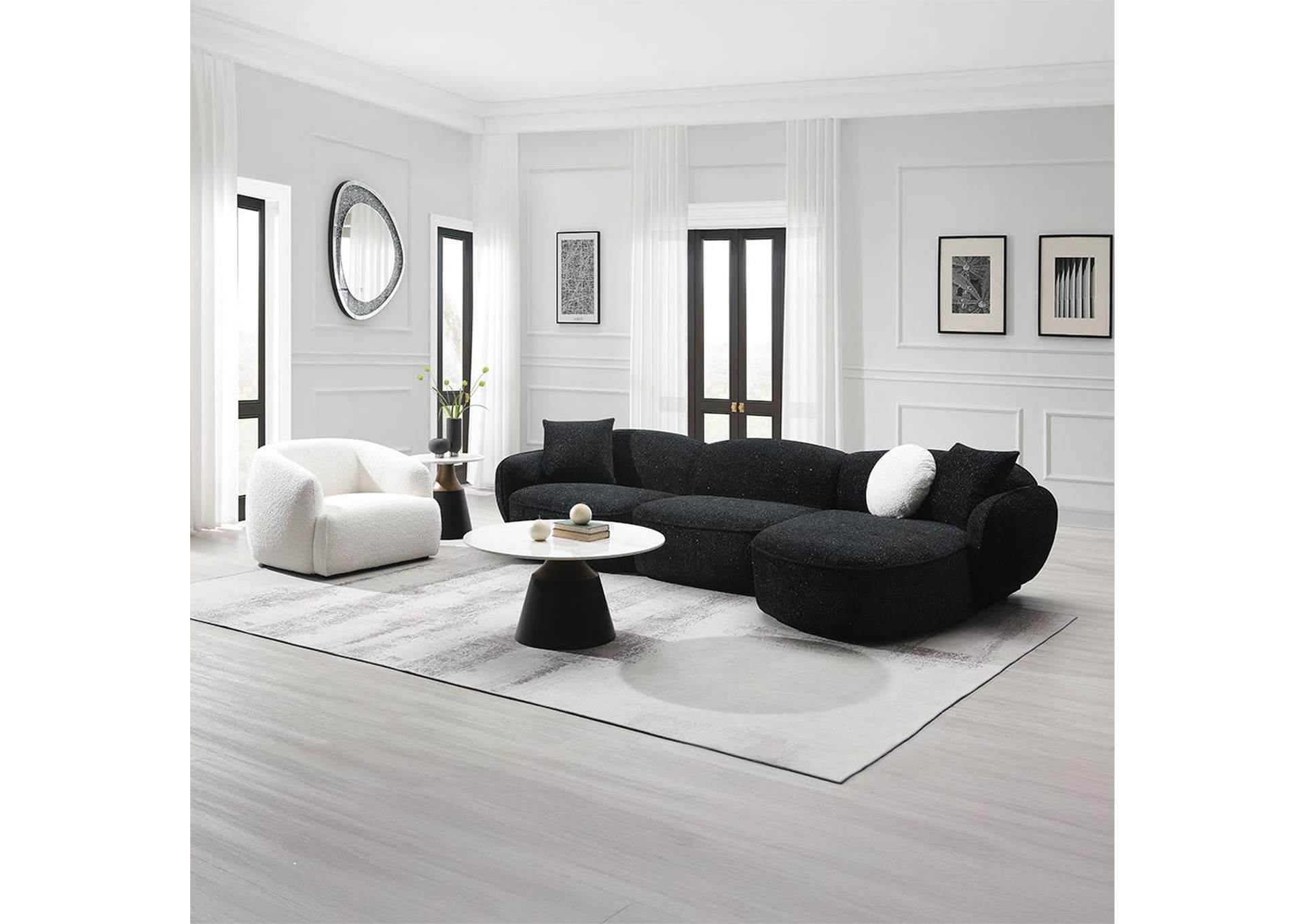 Lucifer Sectional Sofa with 3 Pillows image 10