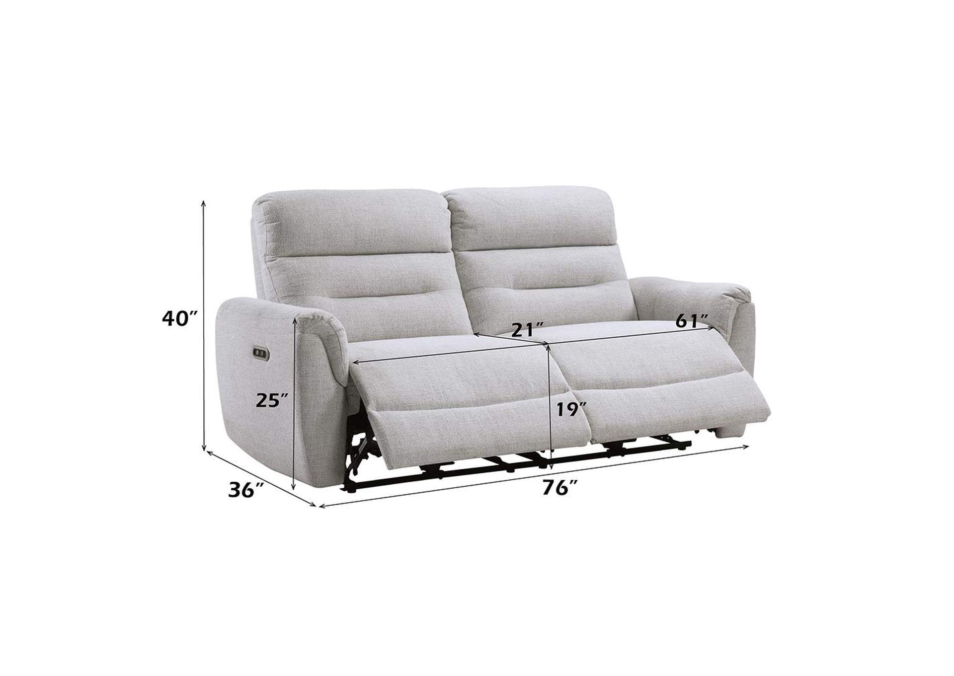 Eastre Power Motion Sofa with USB Port image 8