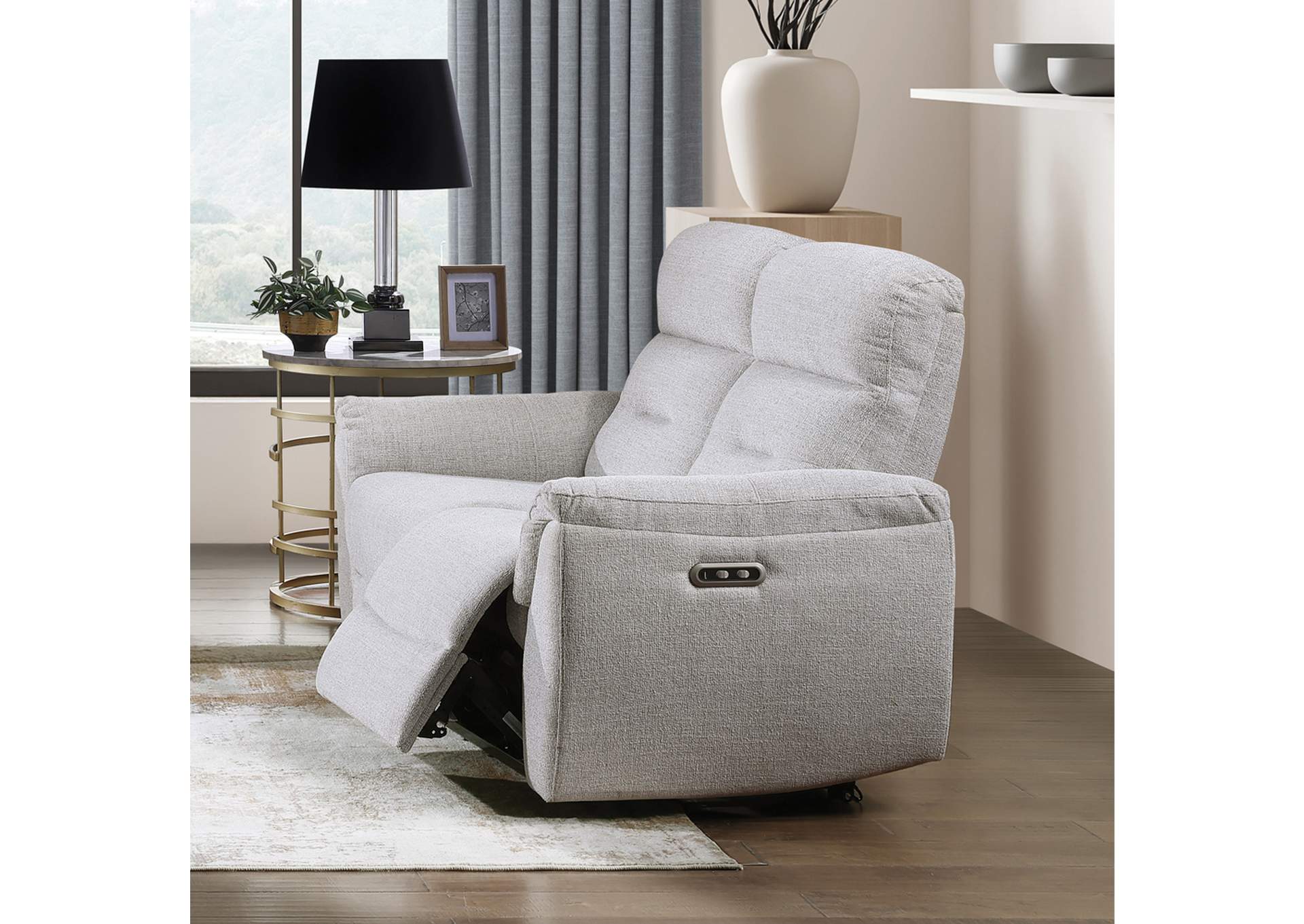 Eastre Power Motion Loveseat with USB Port image 1