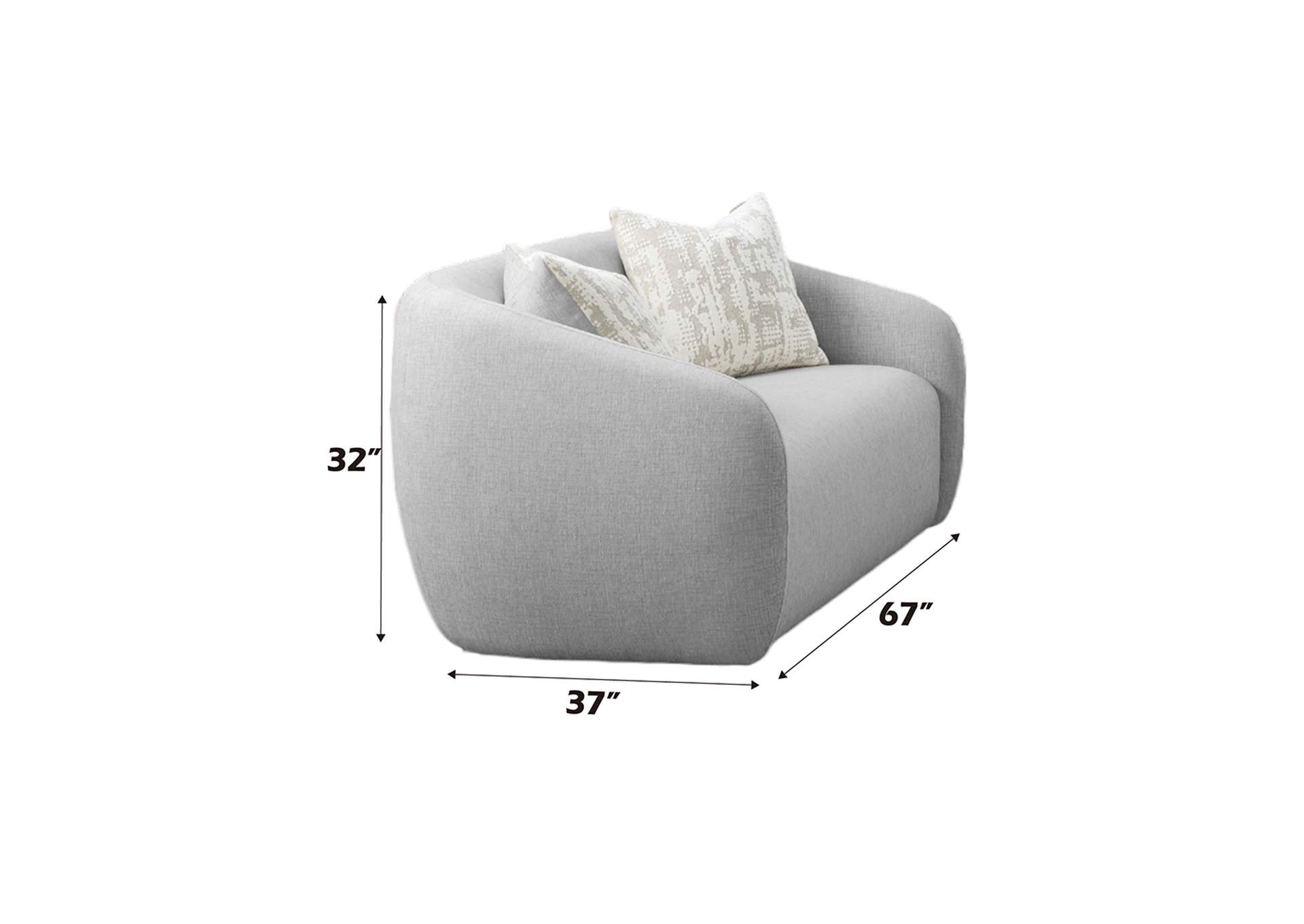 Etienne Loveseat with 2 Pillows