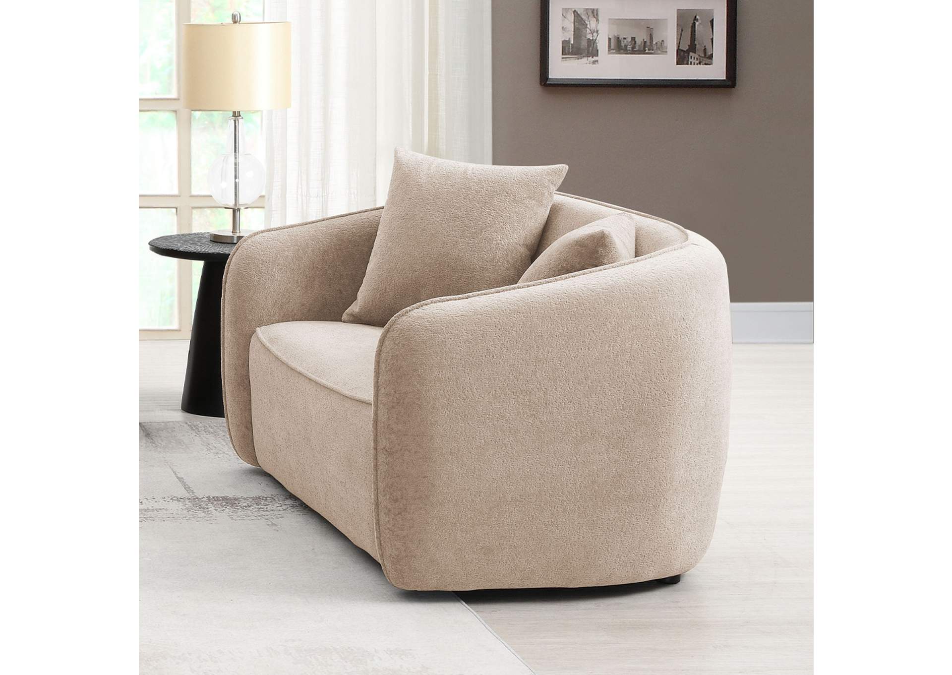 Keith Loveseat with 2 Pillows image 1