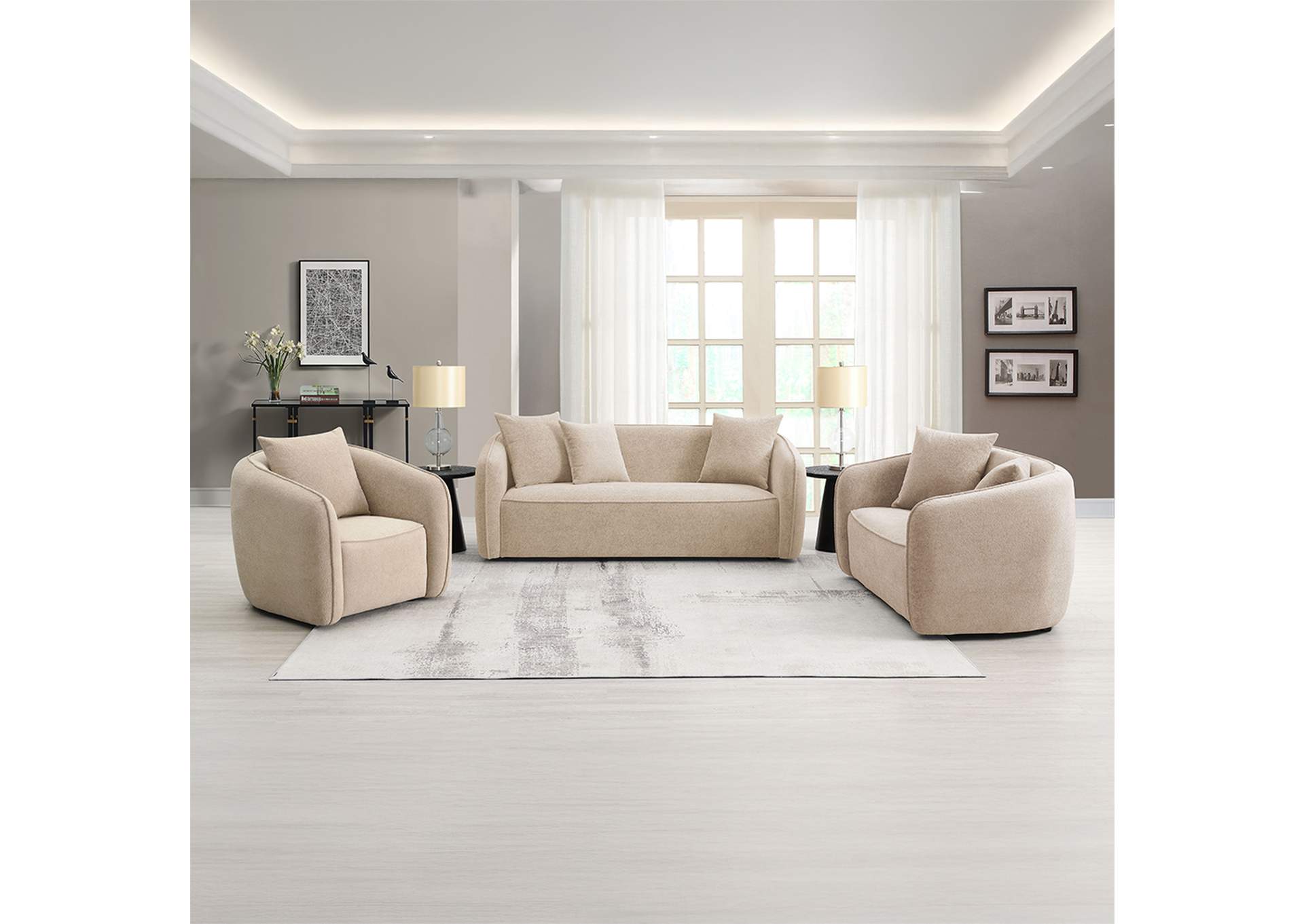Keith Loveseat with 2 Pillows image 9