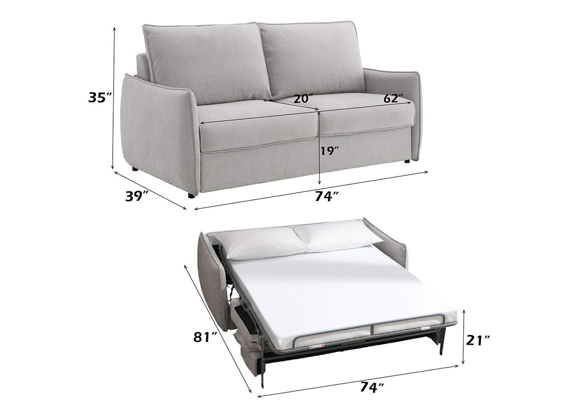 Jinn Sofa with Sleeper image 10