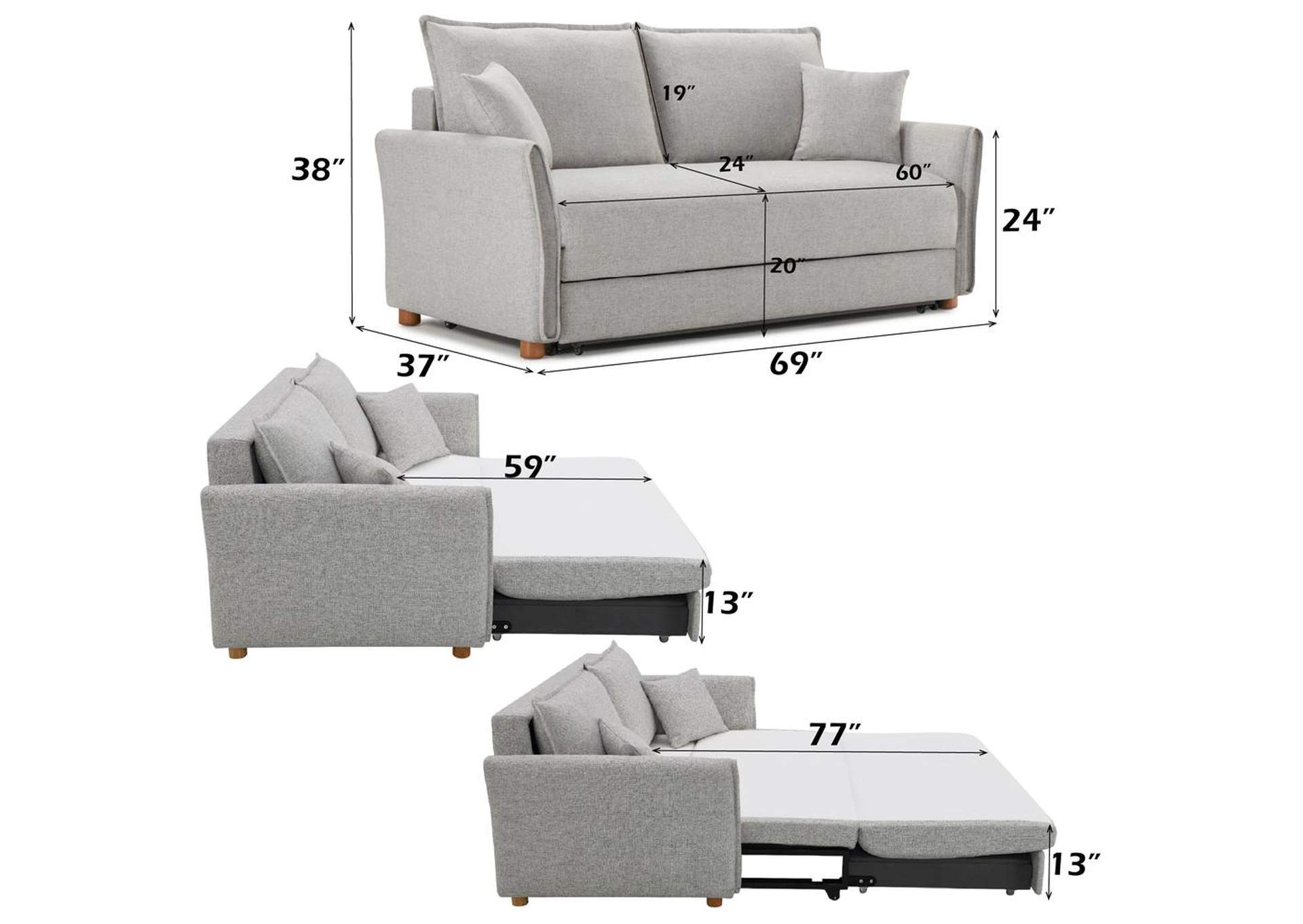 Oran Sofa with Sleeper image 14