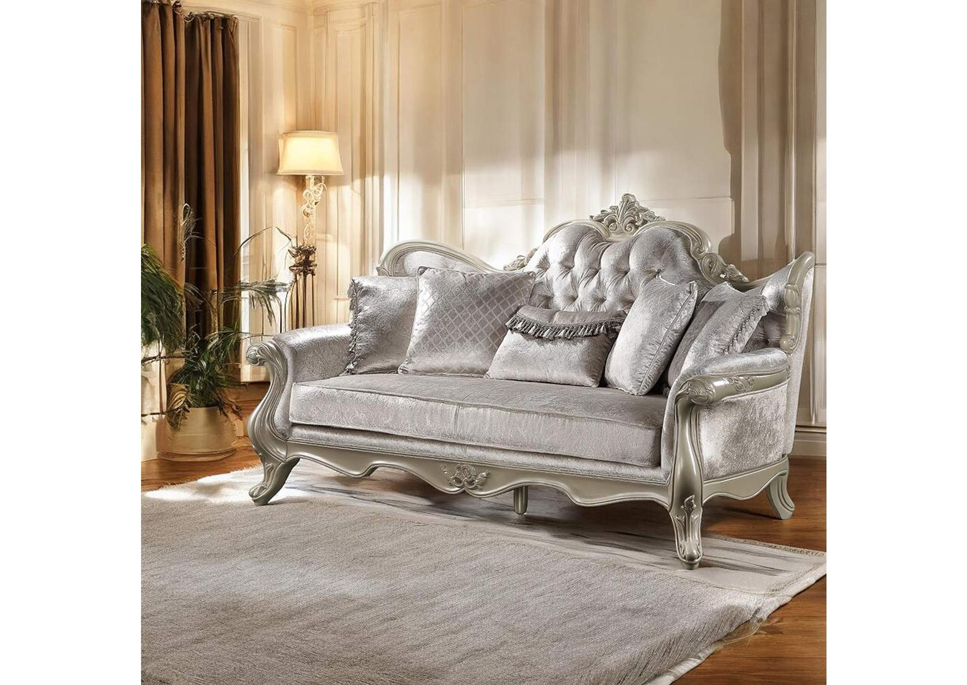 Libertee Sofa with 5 Pillows image 1