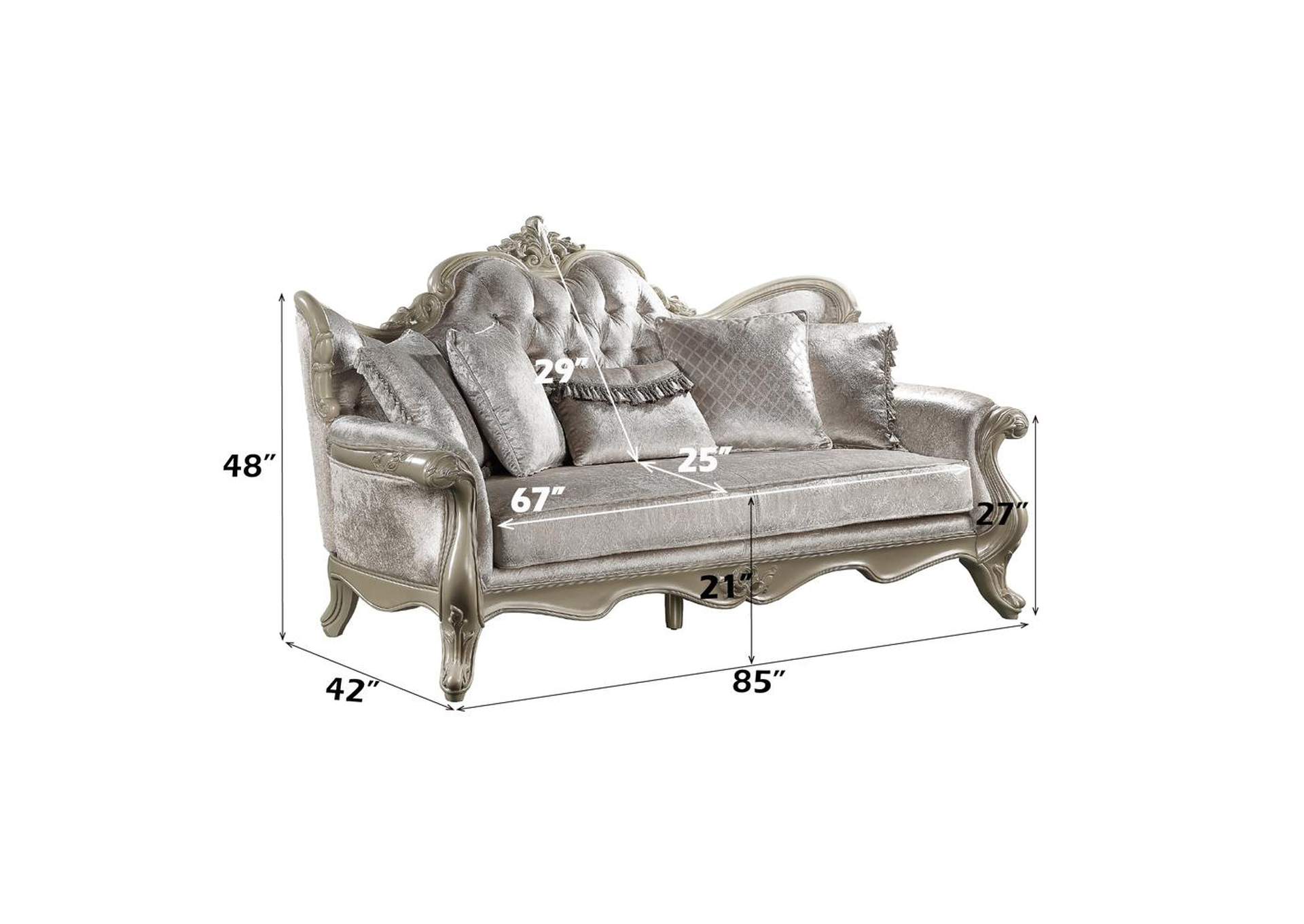 Libertee Sofa with 5 Pillows image 11