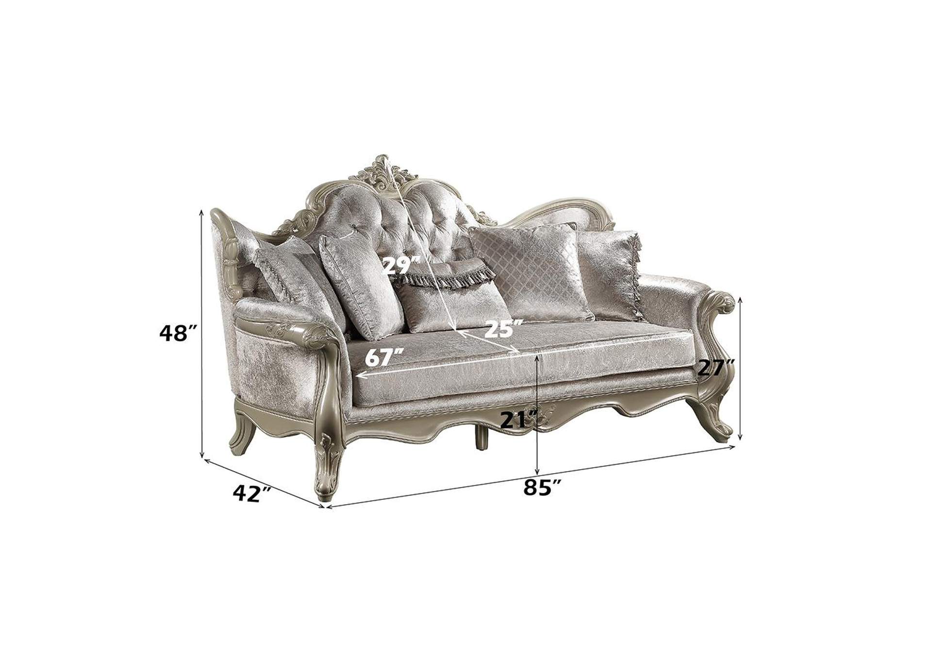 Libertee Sofa with 5 Pillows image 8