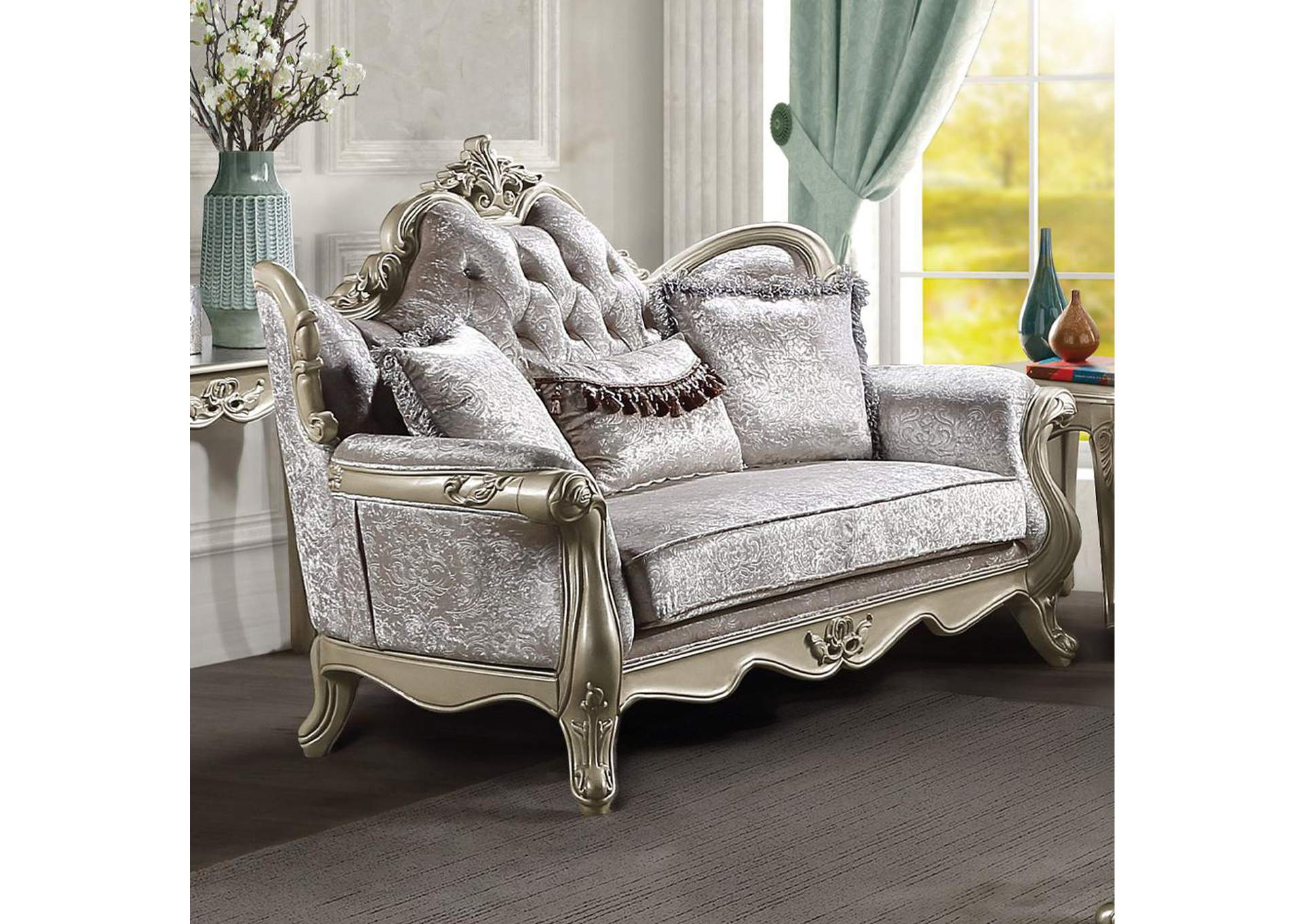 Libertee Loveseat with 3 Pillows image 7