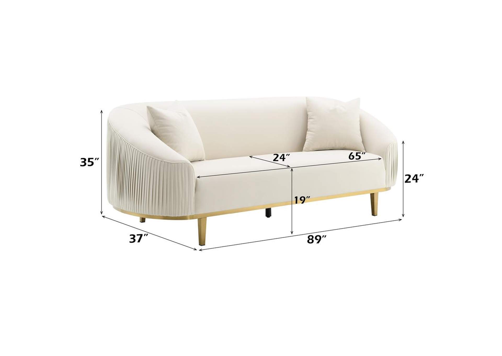 Martina Sofa with 2 Pillows image 11