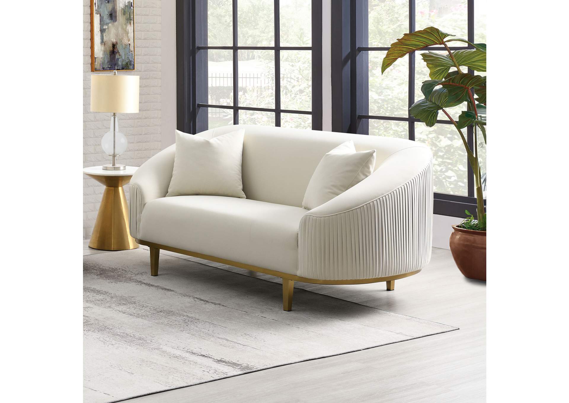 Martina Loveseat with 2 Pillows image 1