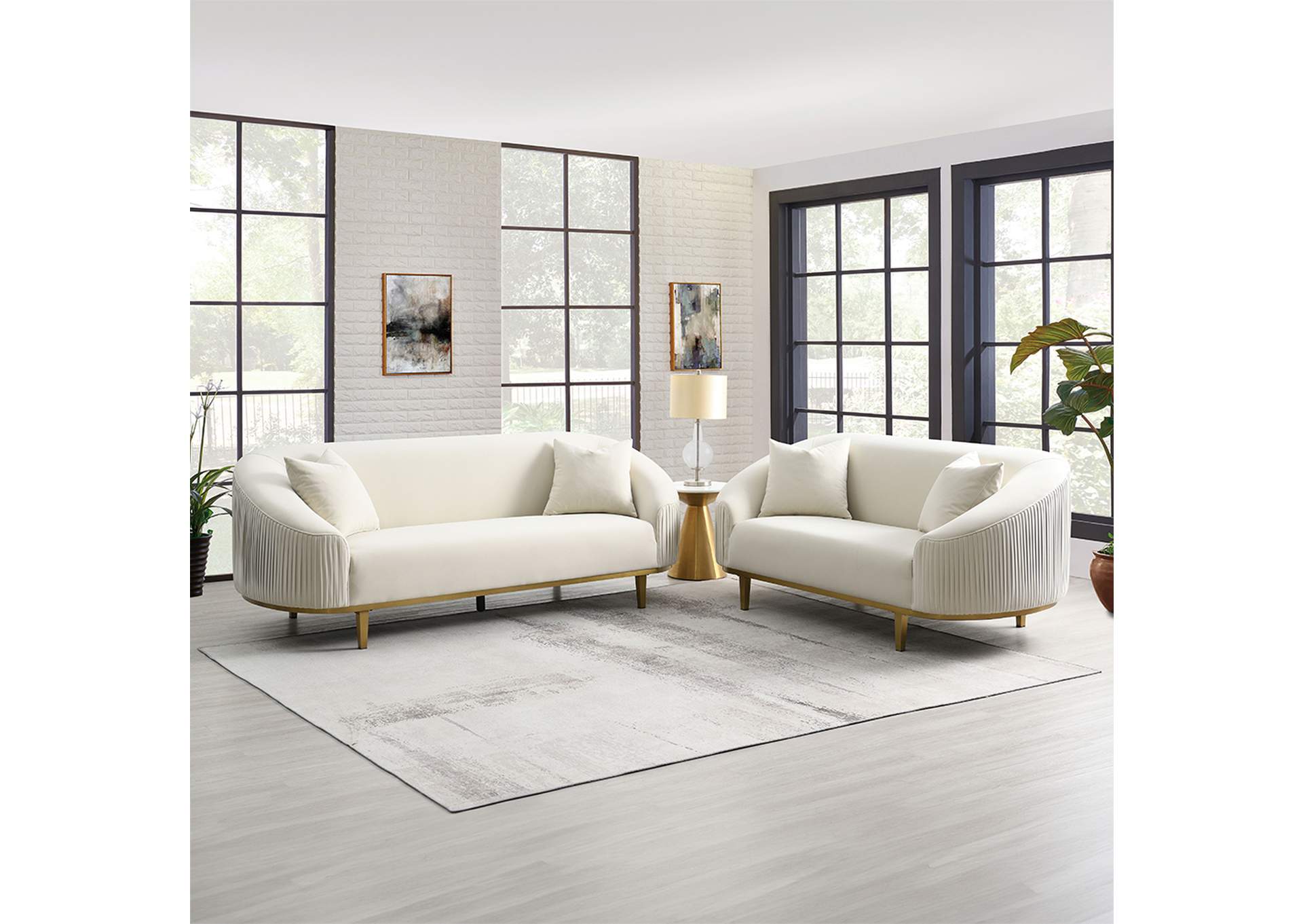 Martina Loveseat with 2 Pillows image 9