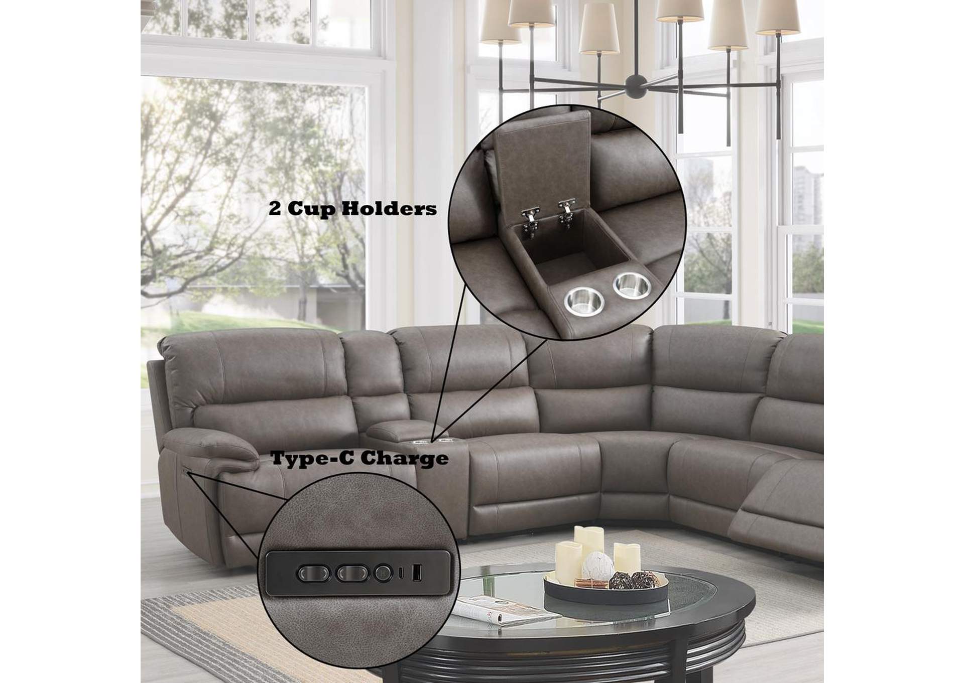 Kantu Motion Sectional Sofa image 10