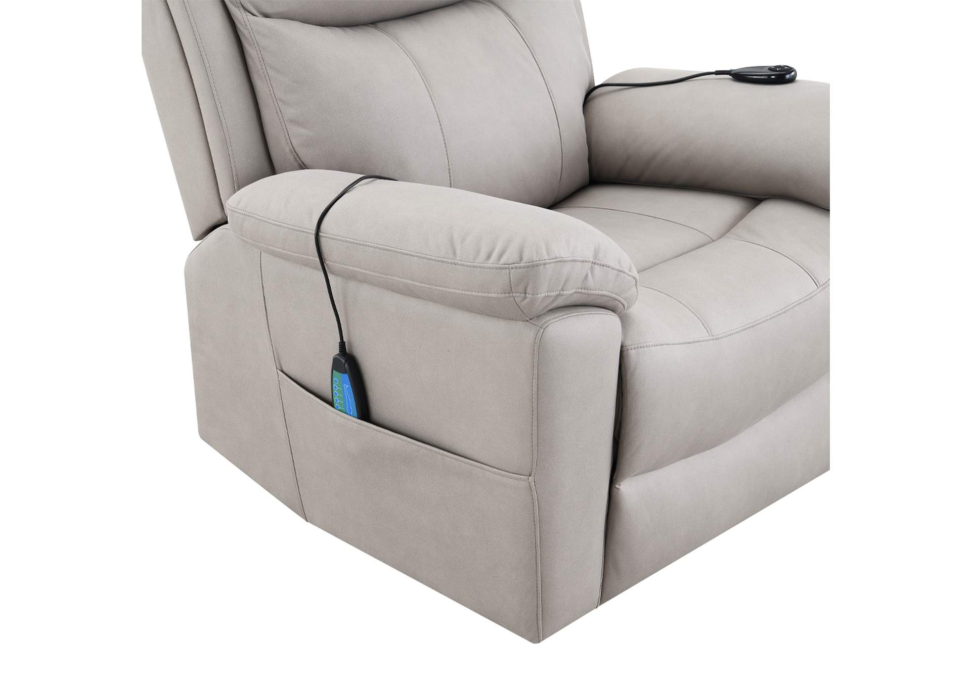 Chriki Power Recliner with Lift and Heating and Massage